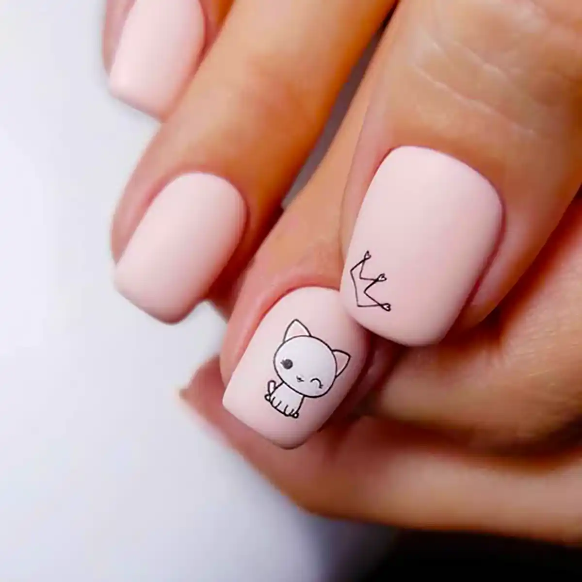 طراحی ناخن کیوت عروسکی