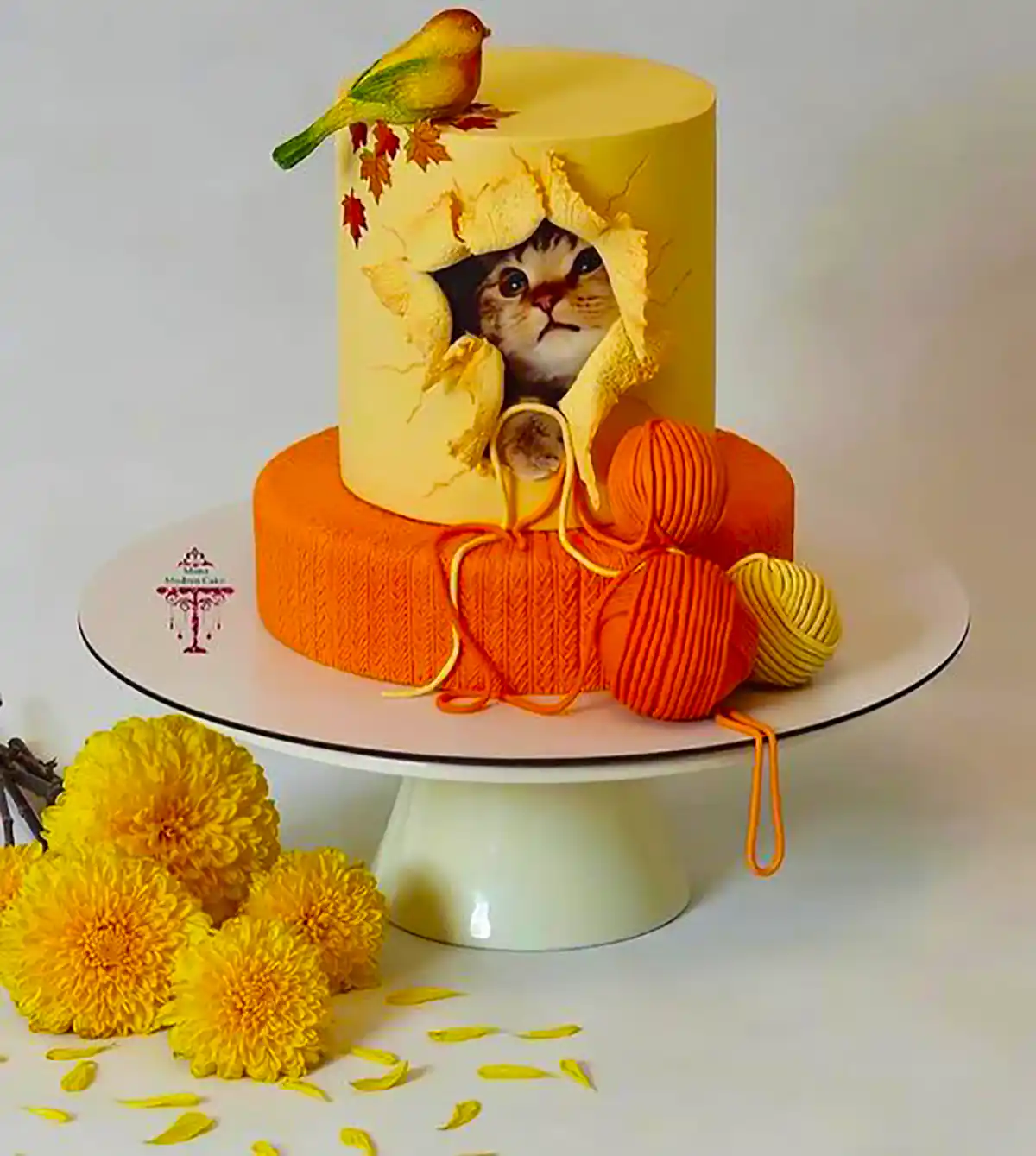 کیک تولد گربه ای کیوت