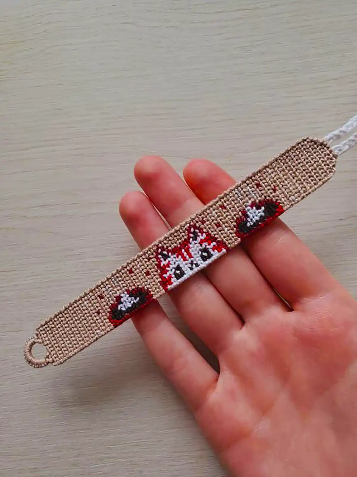 دستبند بافتنی دخترونه خاص