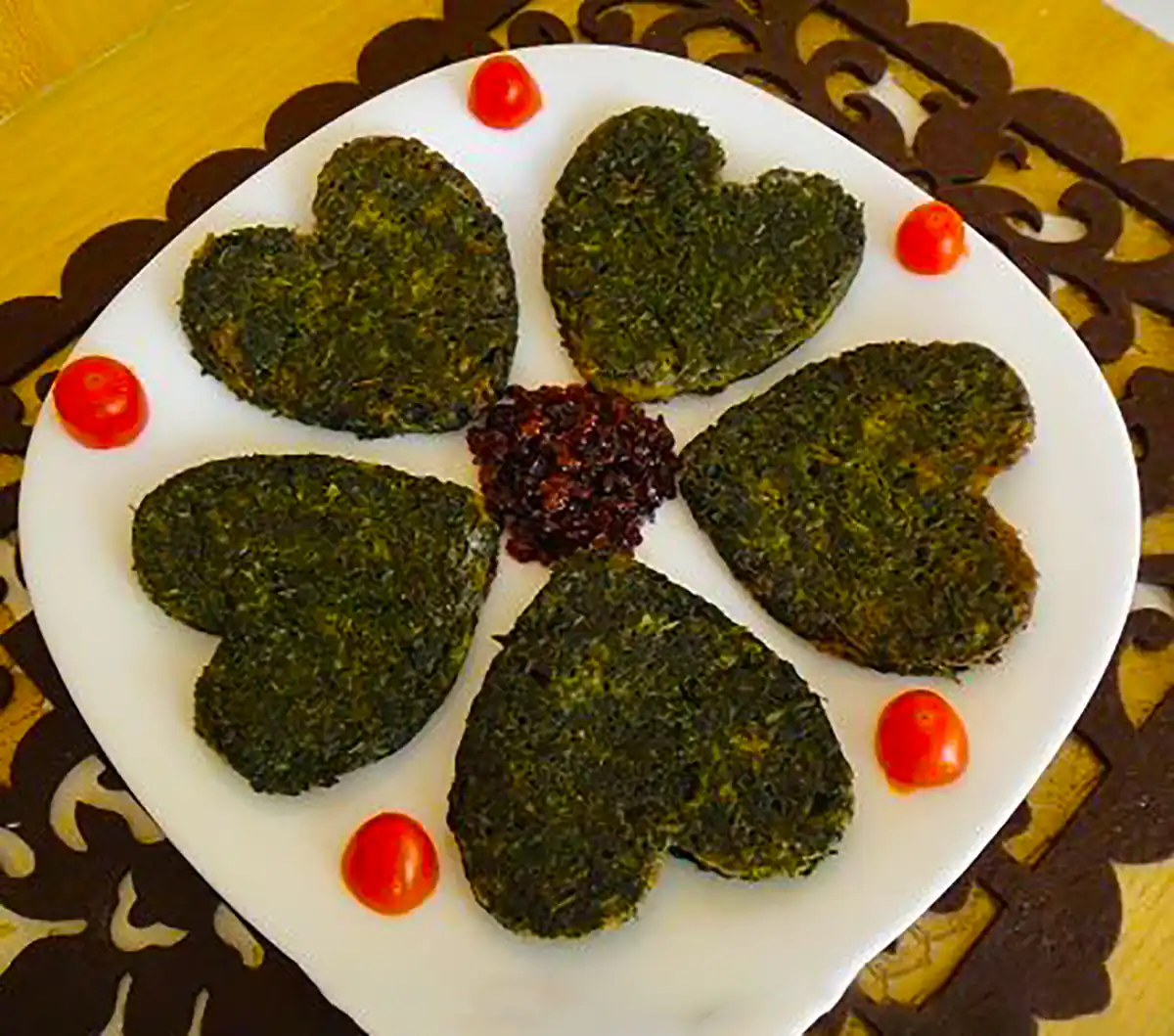 تزئین کوکوسبزی مجلسی