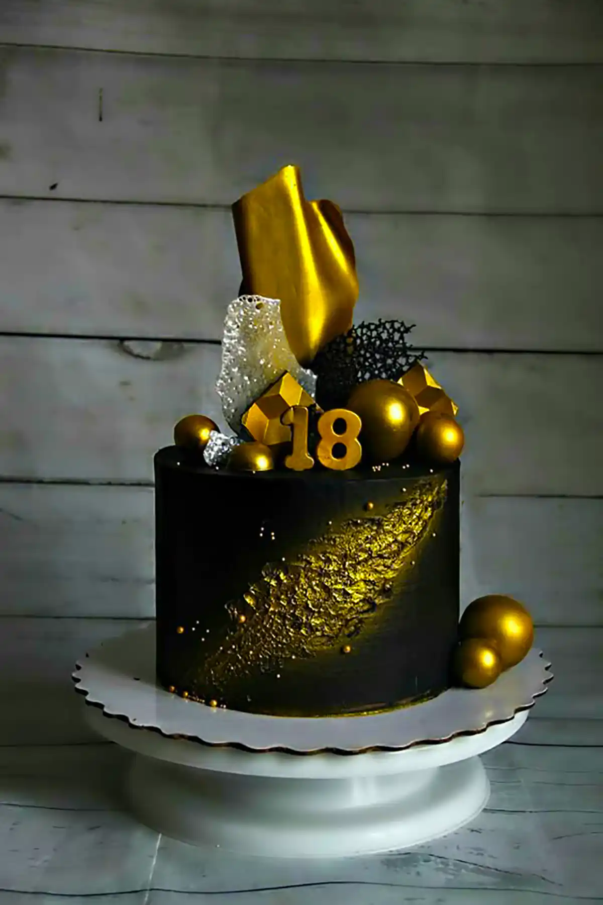 ایده کیک تولد مشکی خاص