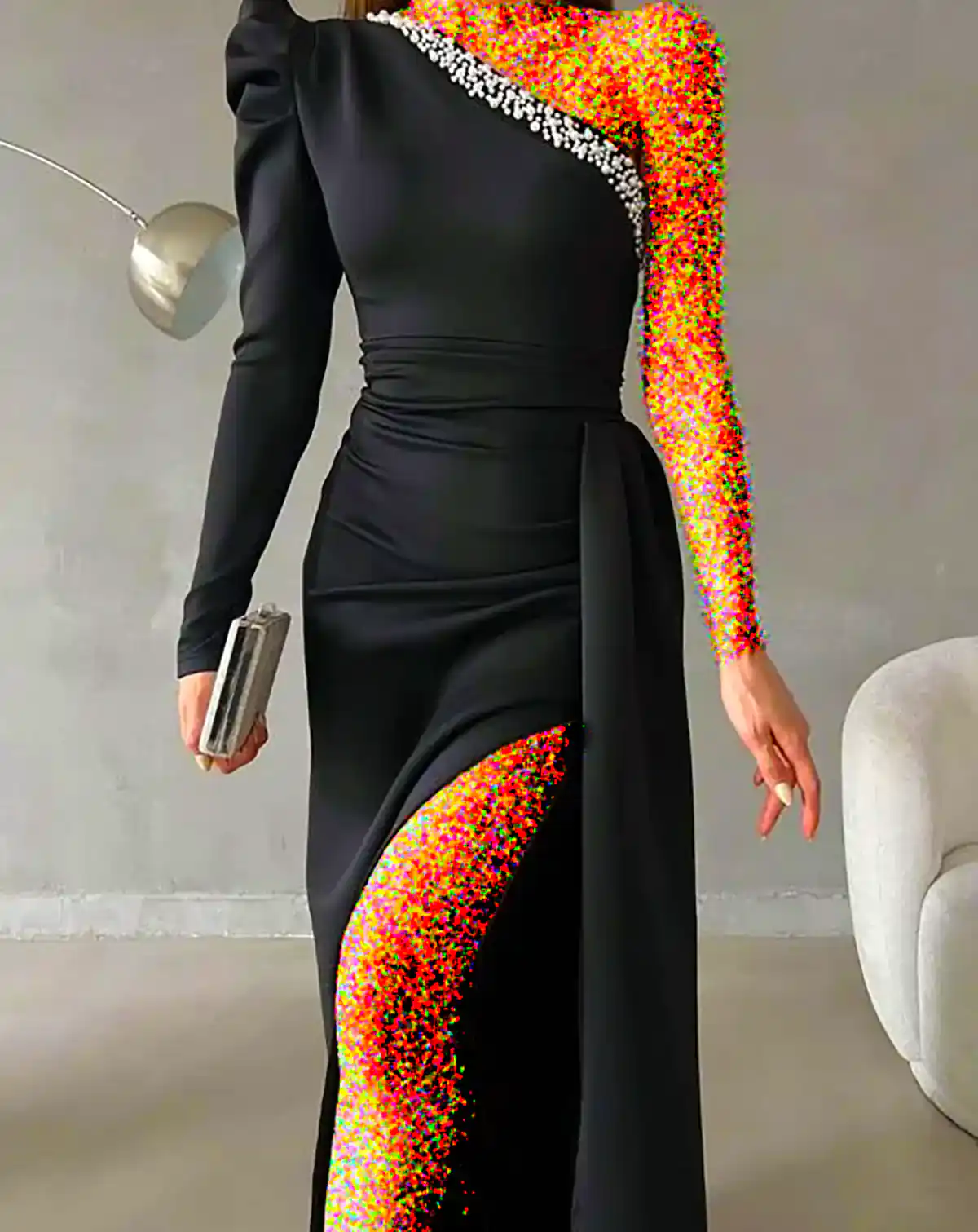 لباس مجلسی مشکی زنانه