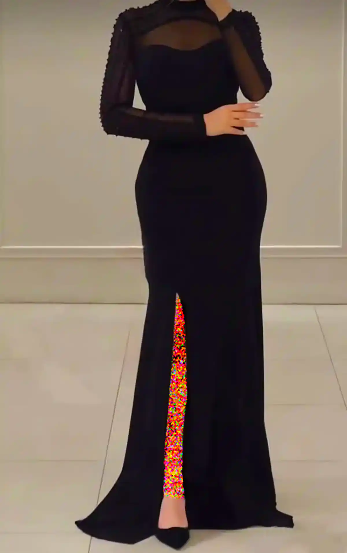لباس مجلسی مشکی زنانه