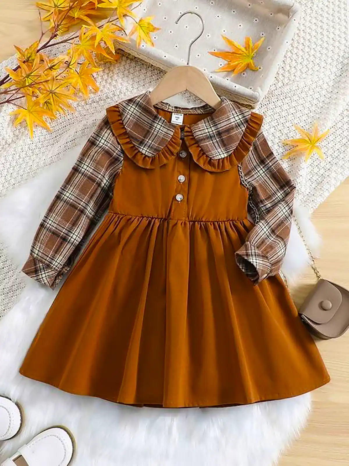 پیراهن دخترانه بچگانه پاییزه