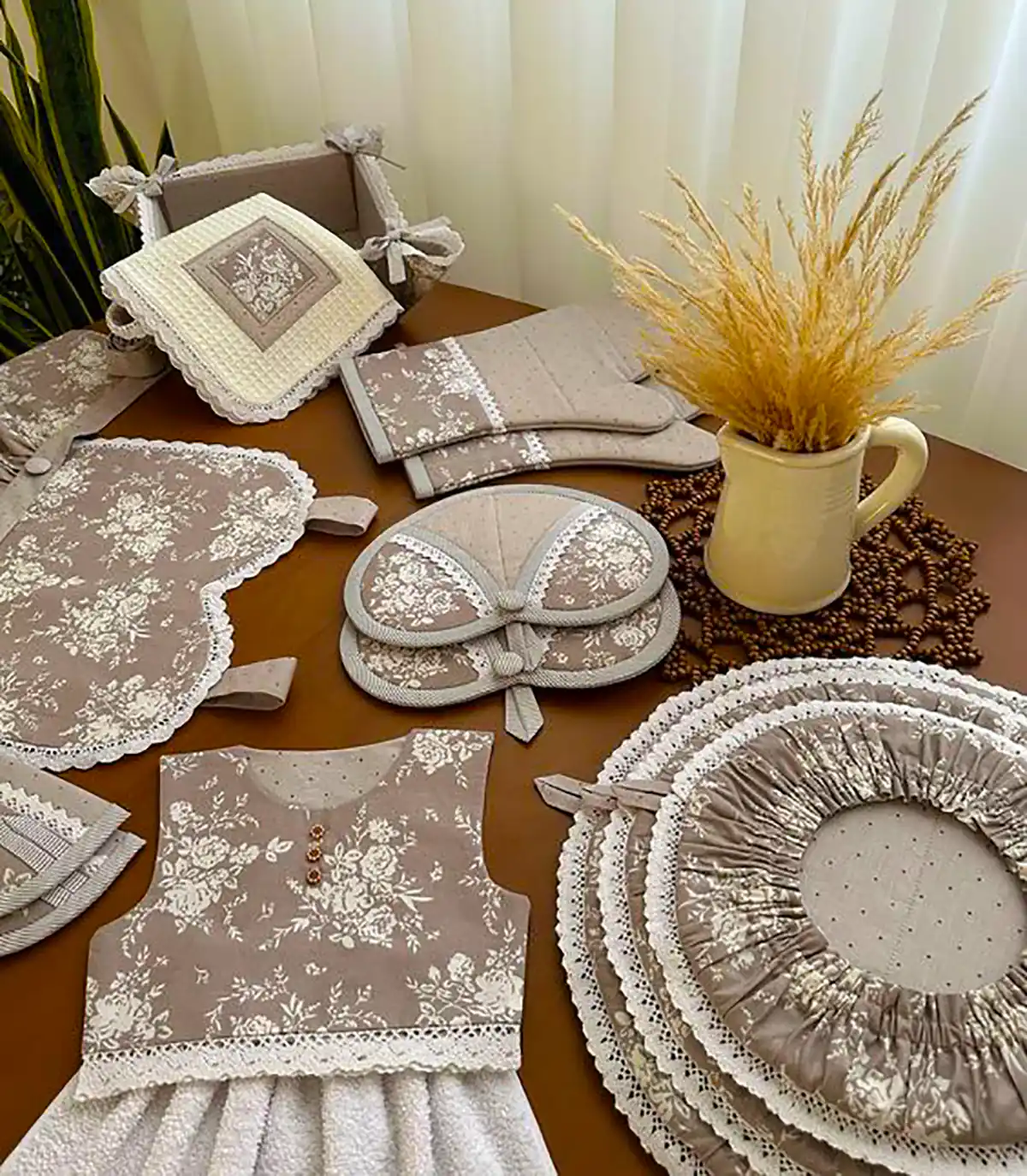 ست پارچه ای سرویس آشپزخانه شیک
