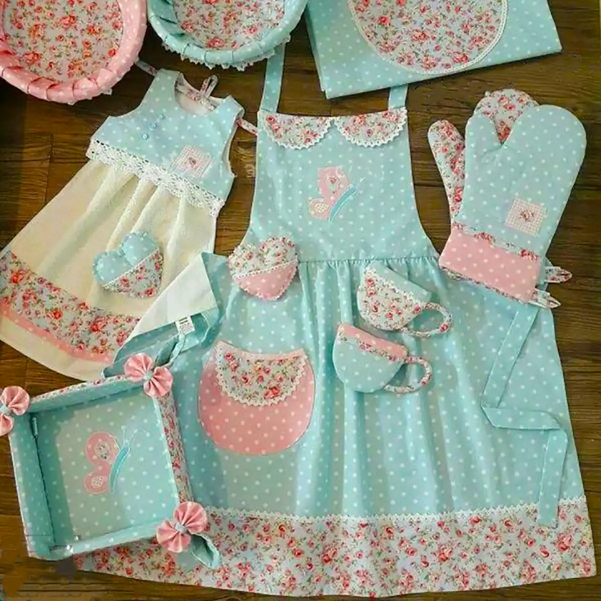 ست پارچه ای سرویس آشپزخانه شیک