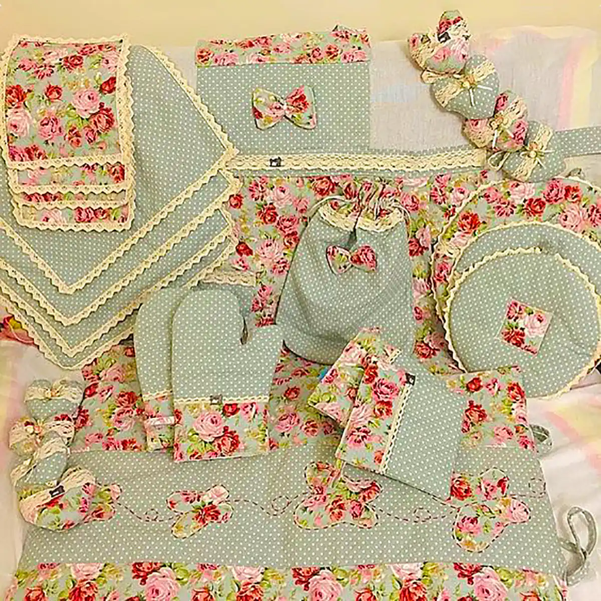 ست پارچه ای سرویس آشپزخانه شیک