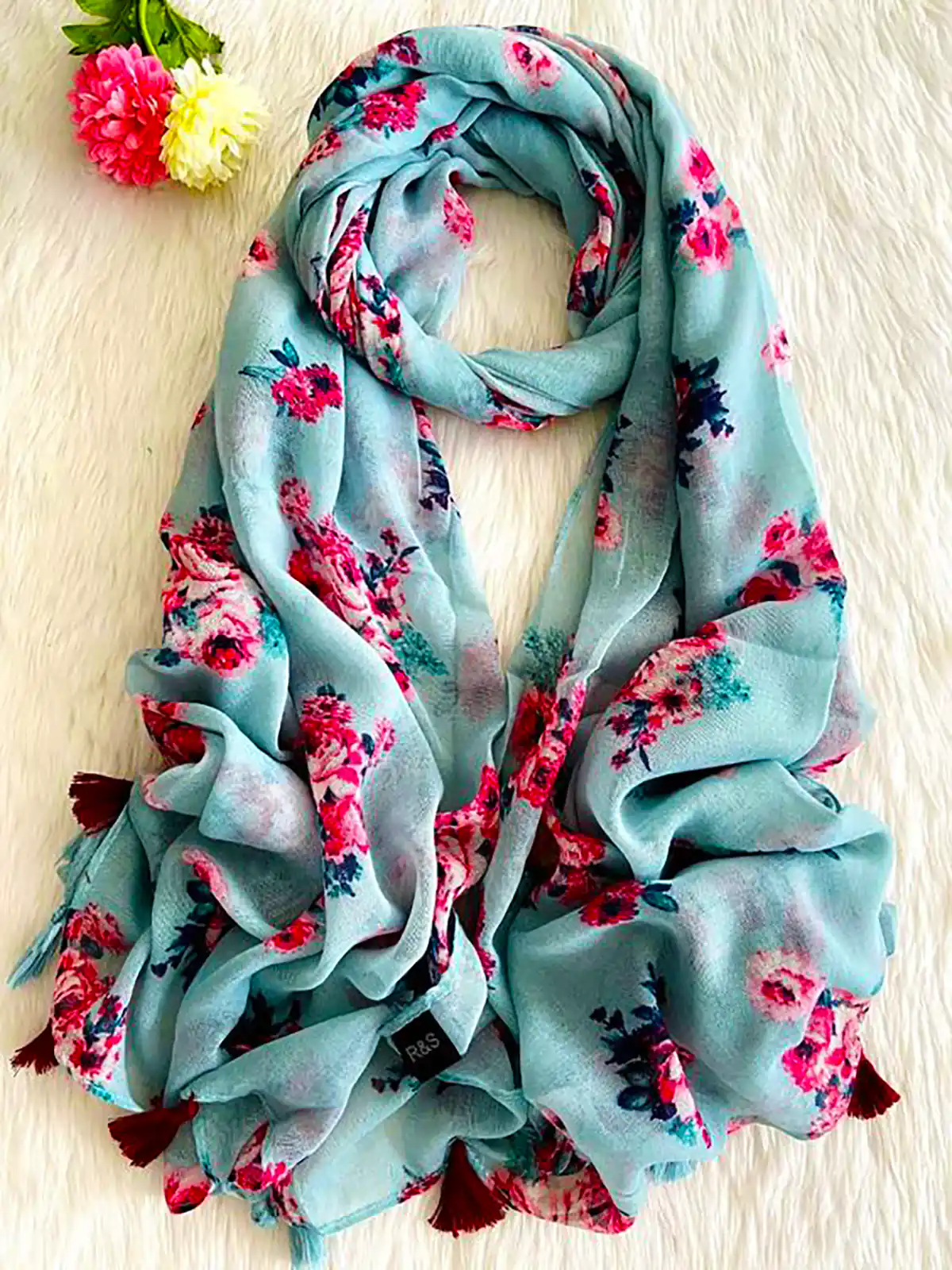 شال حریر زنانه شیک
