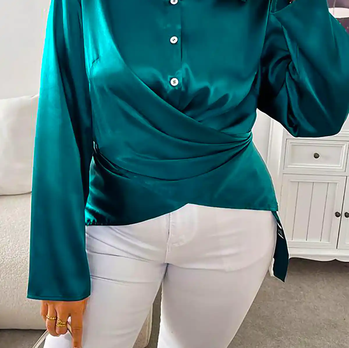 شومیز ساتن زنانه شیک