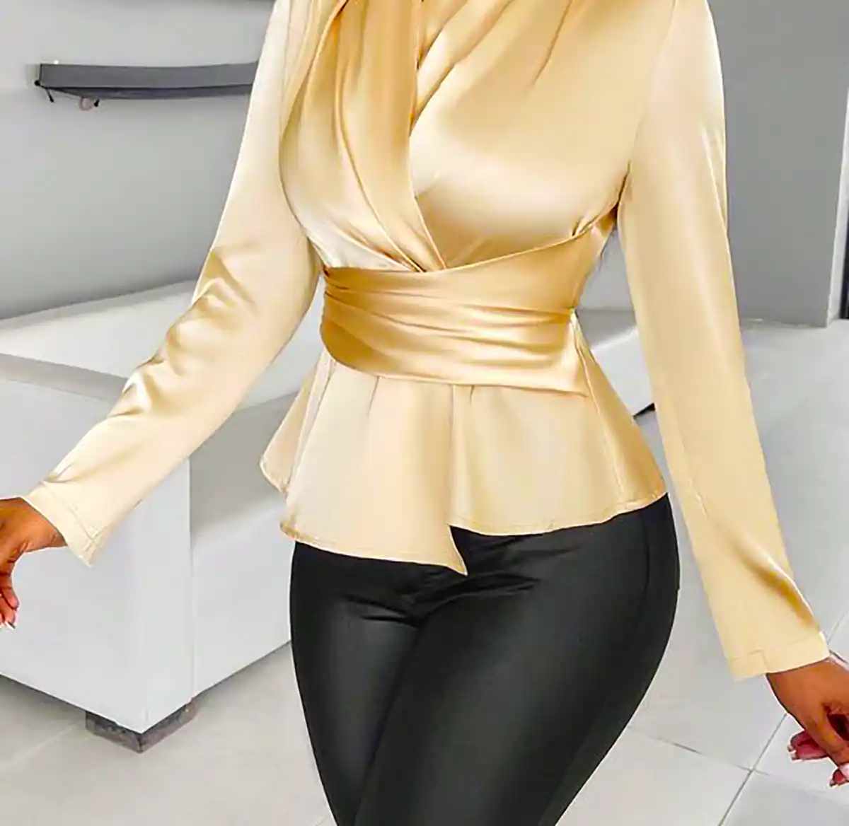 شومیز ساتن زنانه شیک