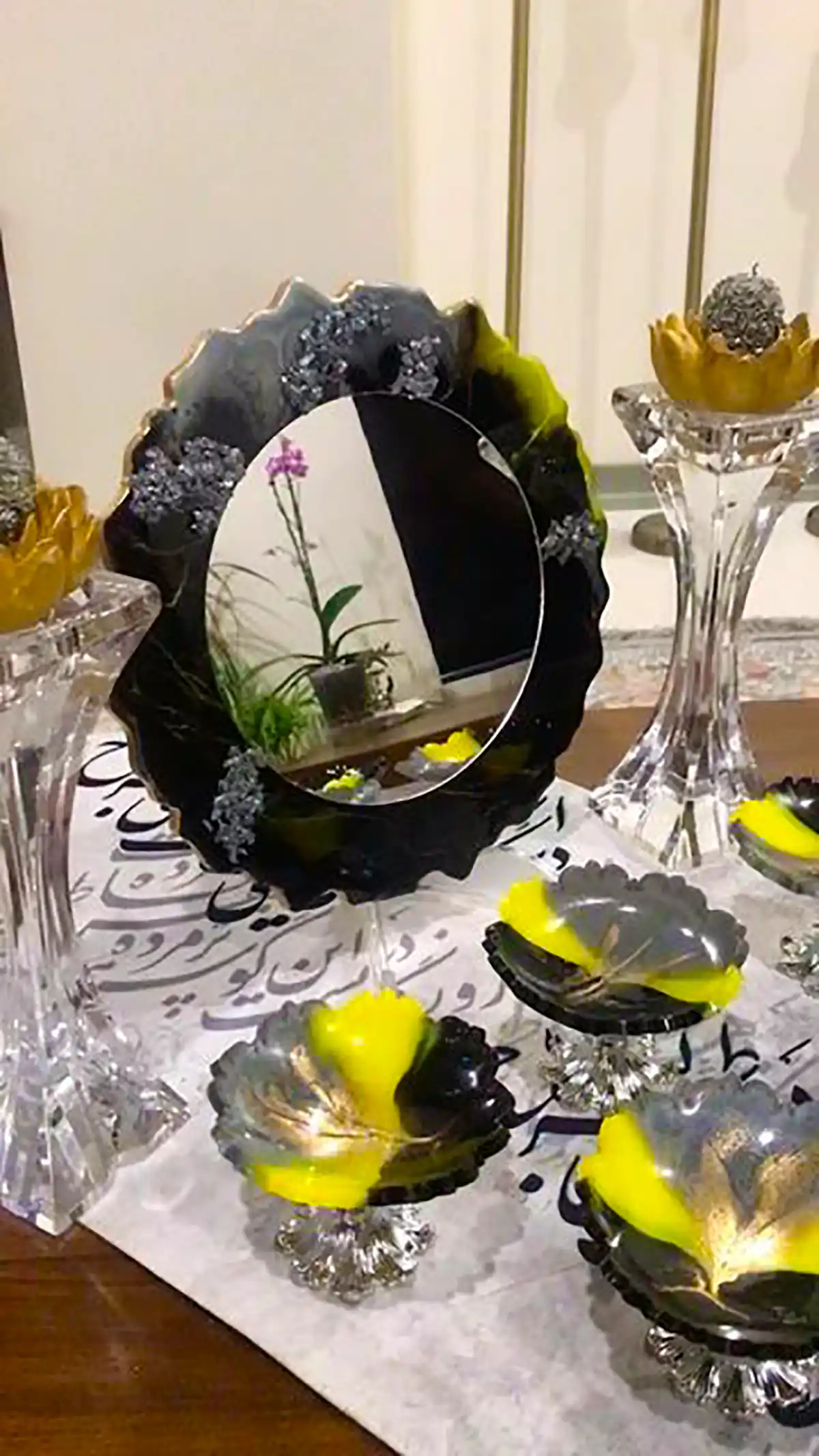 سفره هفت سین رزینی شیک
