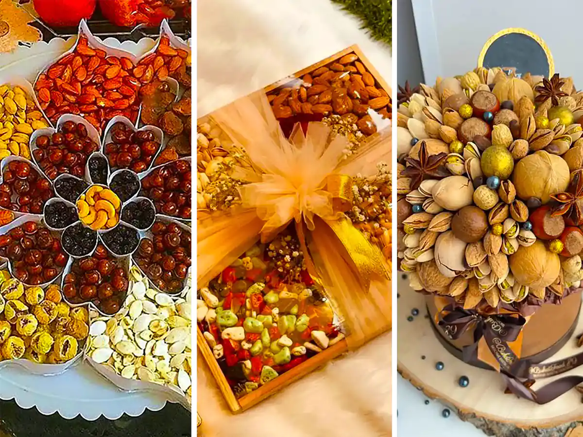 تزئین آجیل شیک
