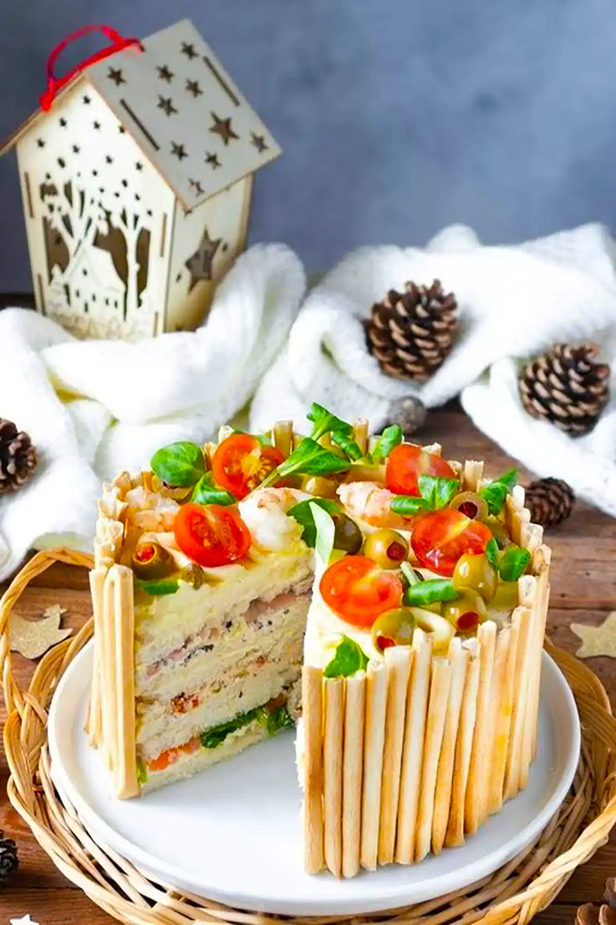 تزئین کیک مرغ مجلسی