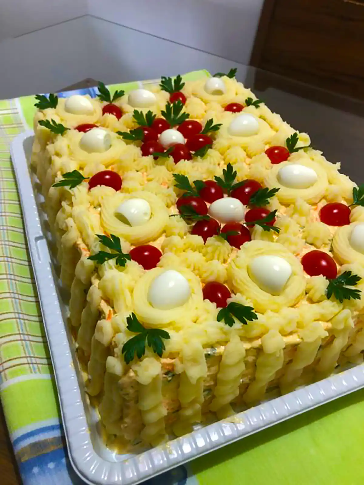 تزئین کیک مرغ مجلسی