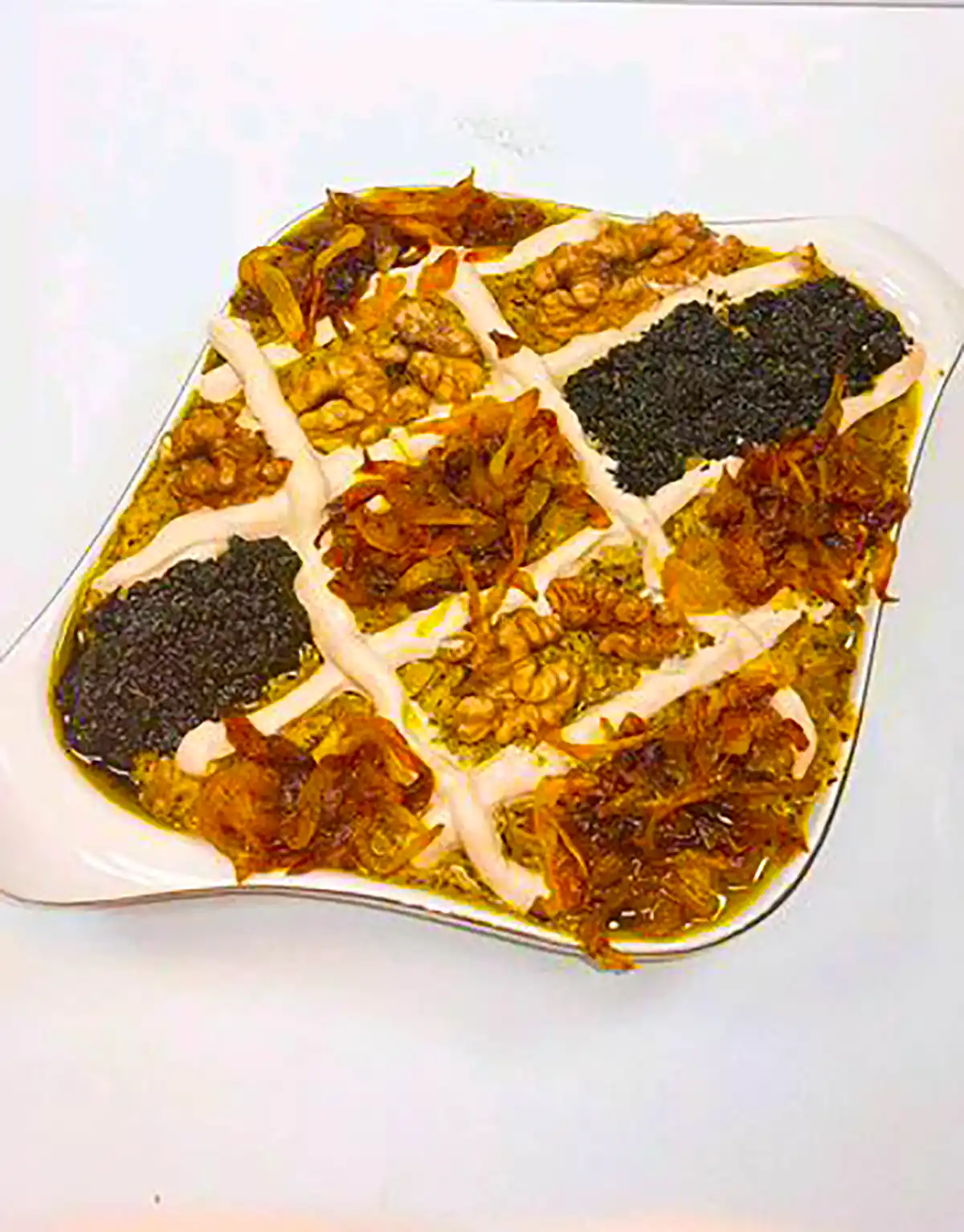 تزئین کشک و بادمجان مجلسی