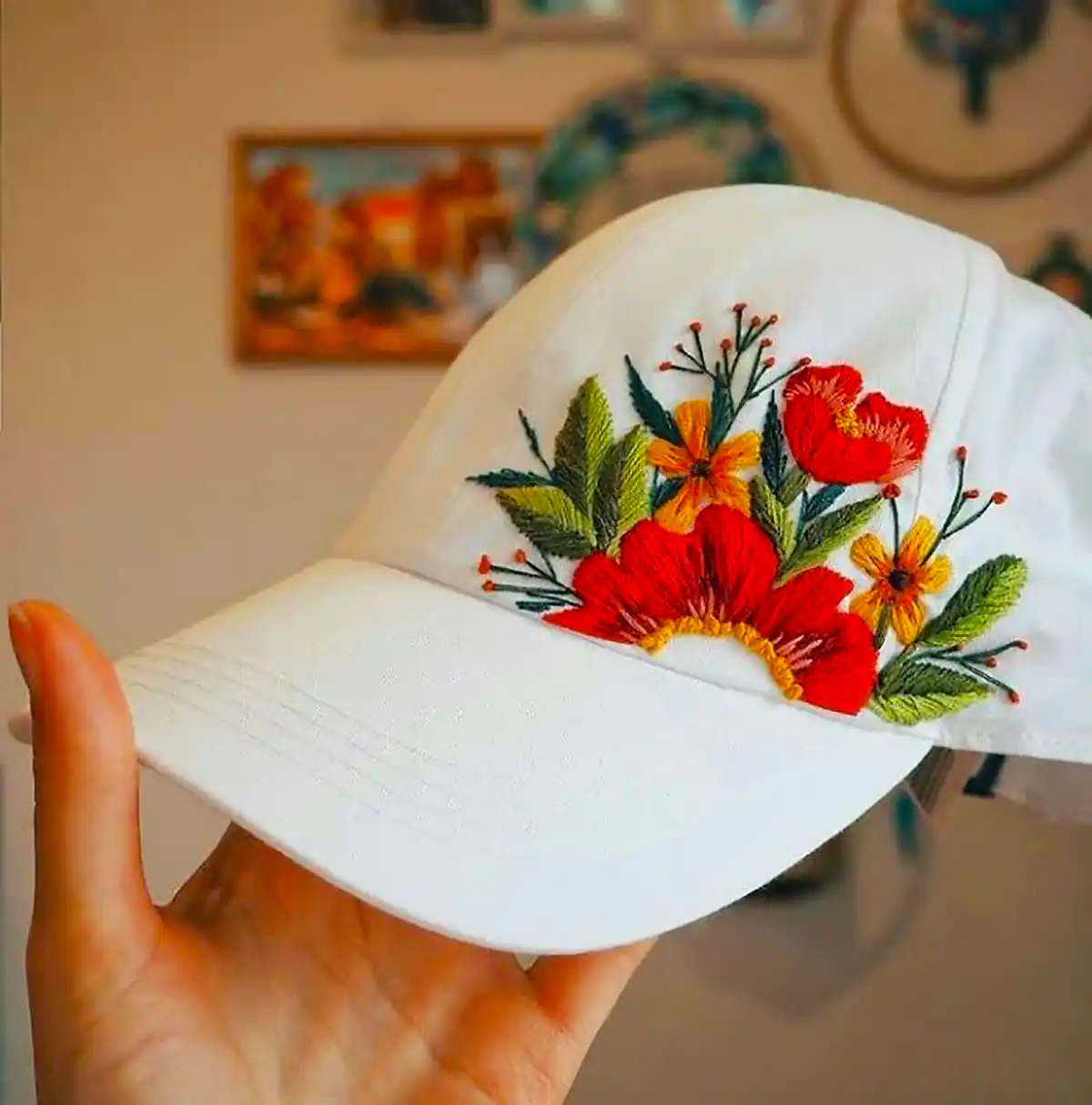کلاه نقاب دار گلدوزی