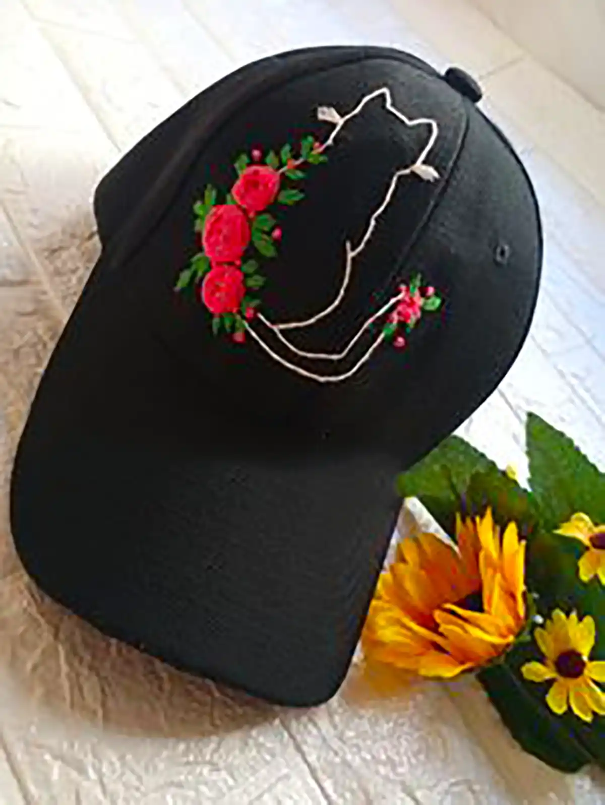 کلاه نقاب دار گلدوزی