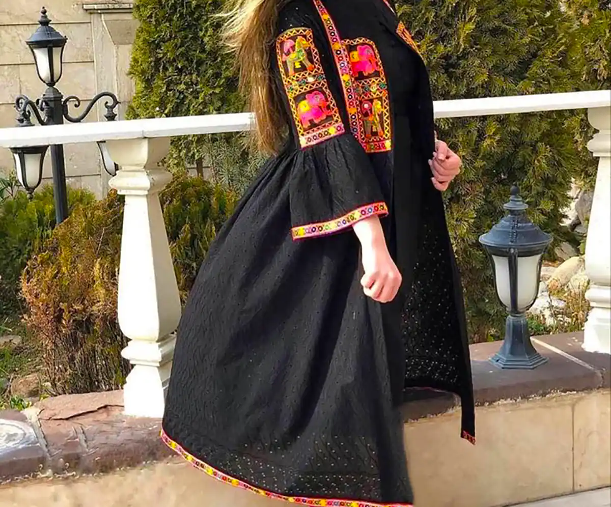 مانتو آستین پفی