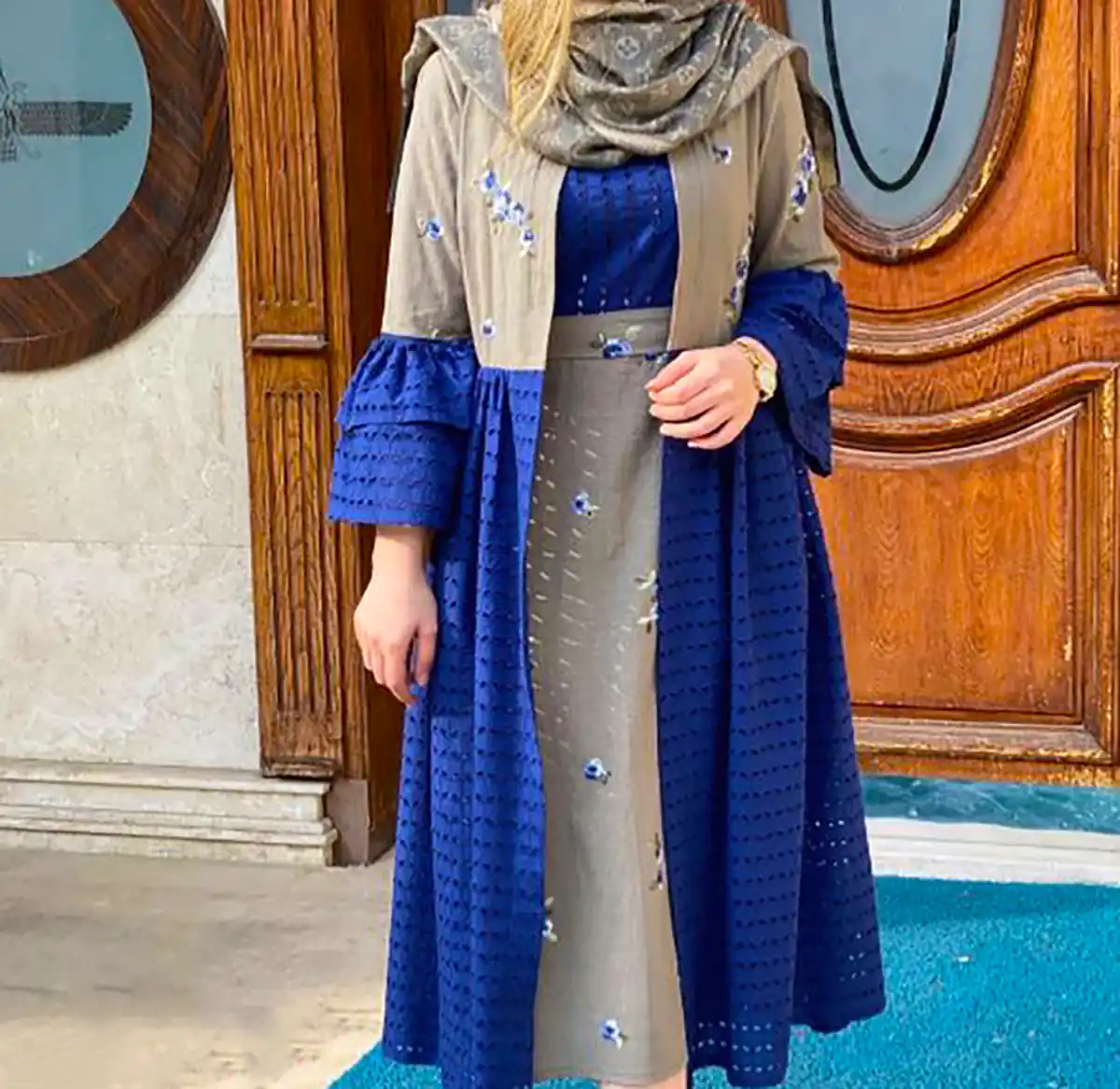 مانتو آستین پفی