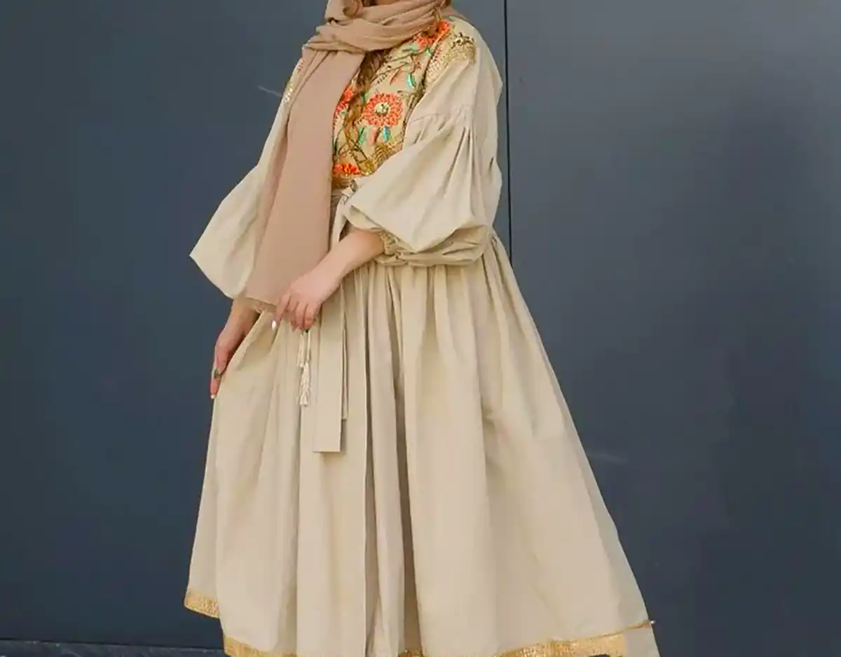 مانتو آستین پفی