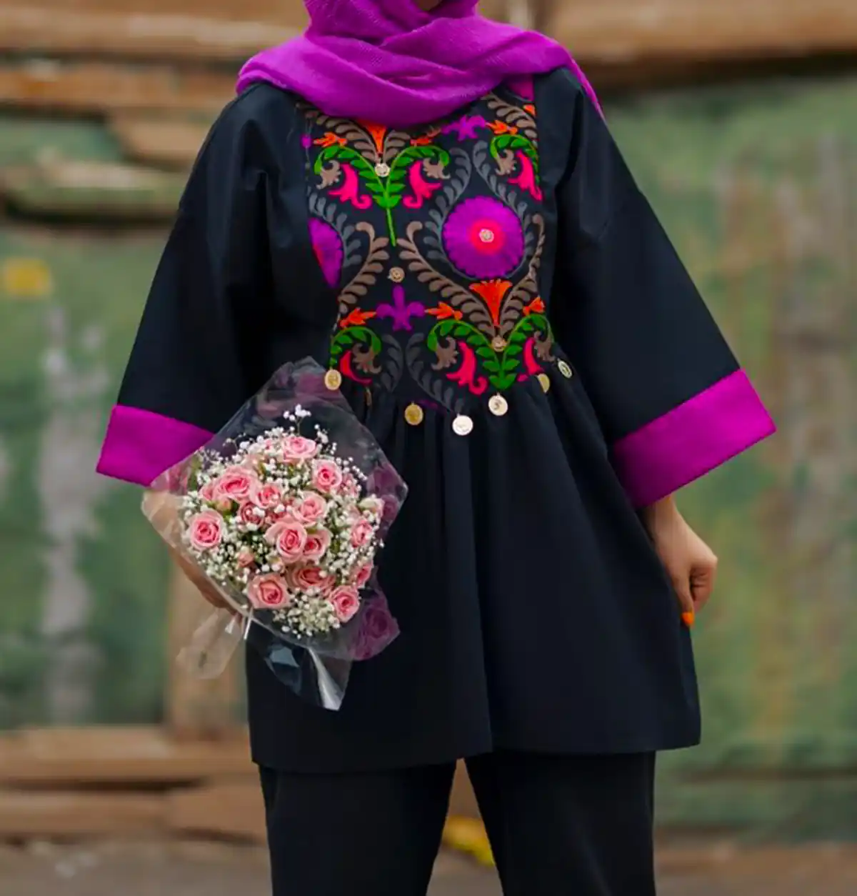 مانتوسنتی شیک کوتاه