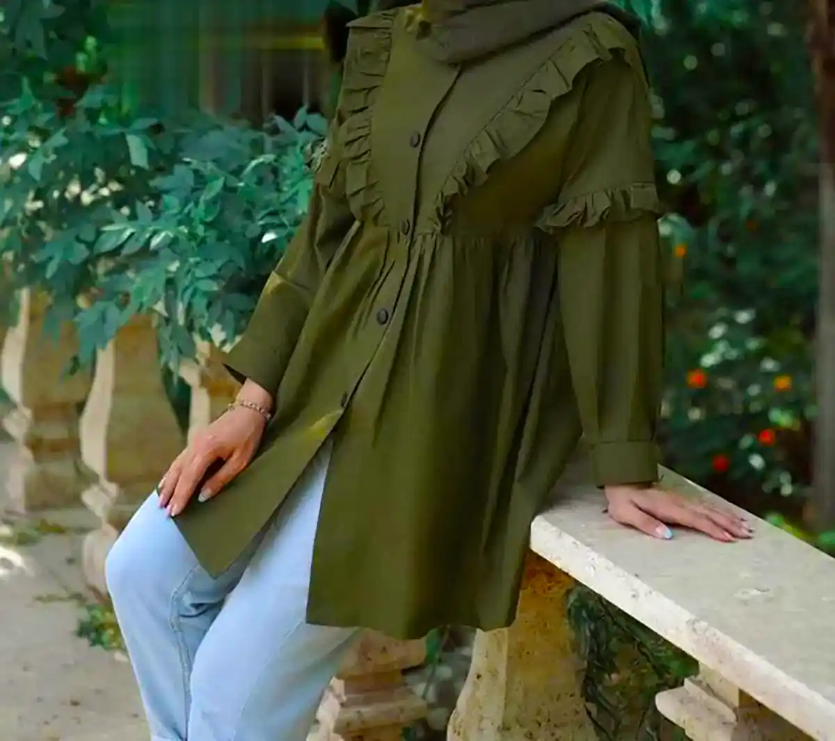 مانتوسنتی شیک کوتاه