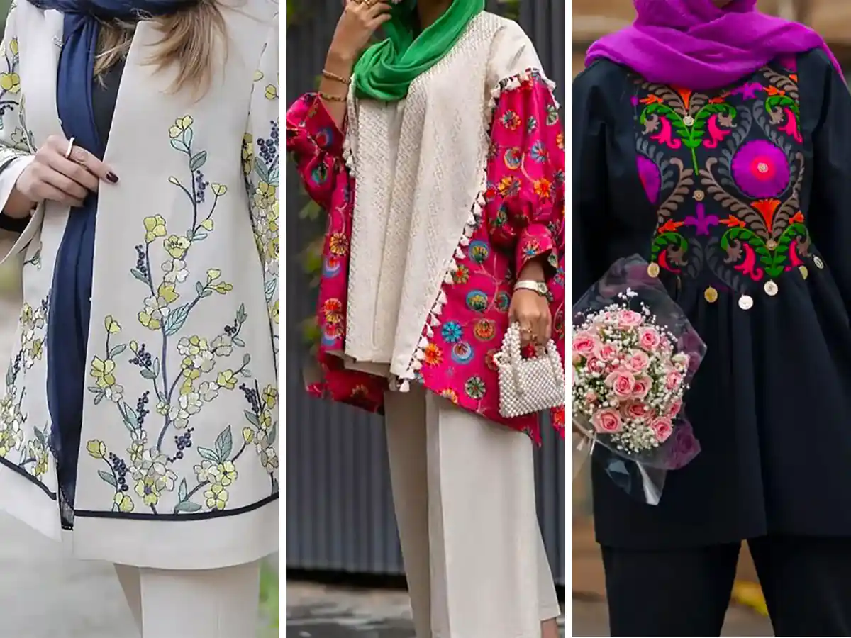 مانتوسنتی شیک کوتاه