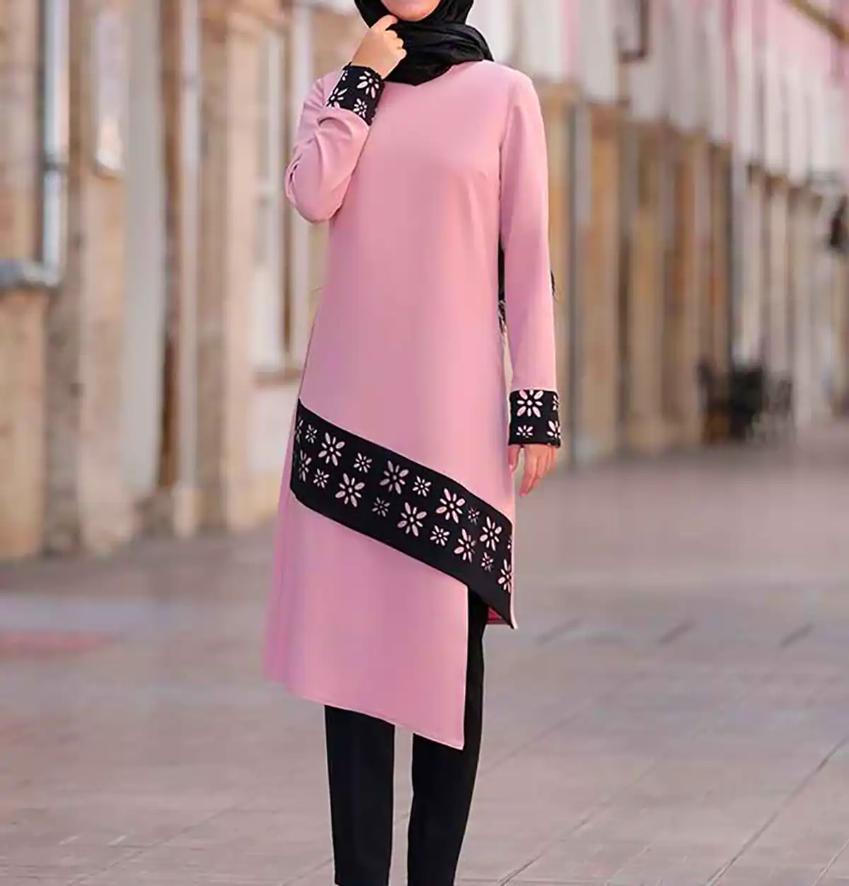 مانتو پاییزه با طراحی مینیمال