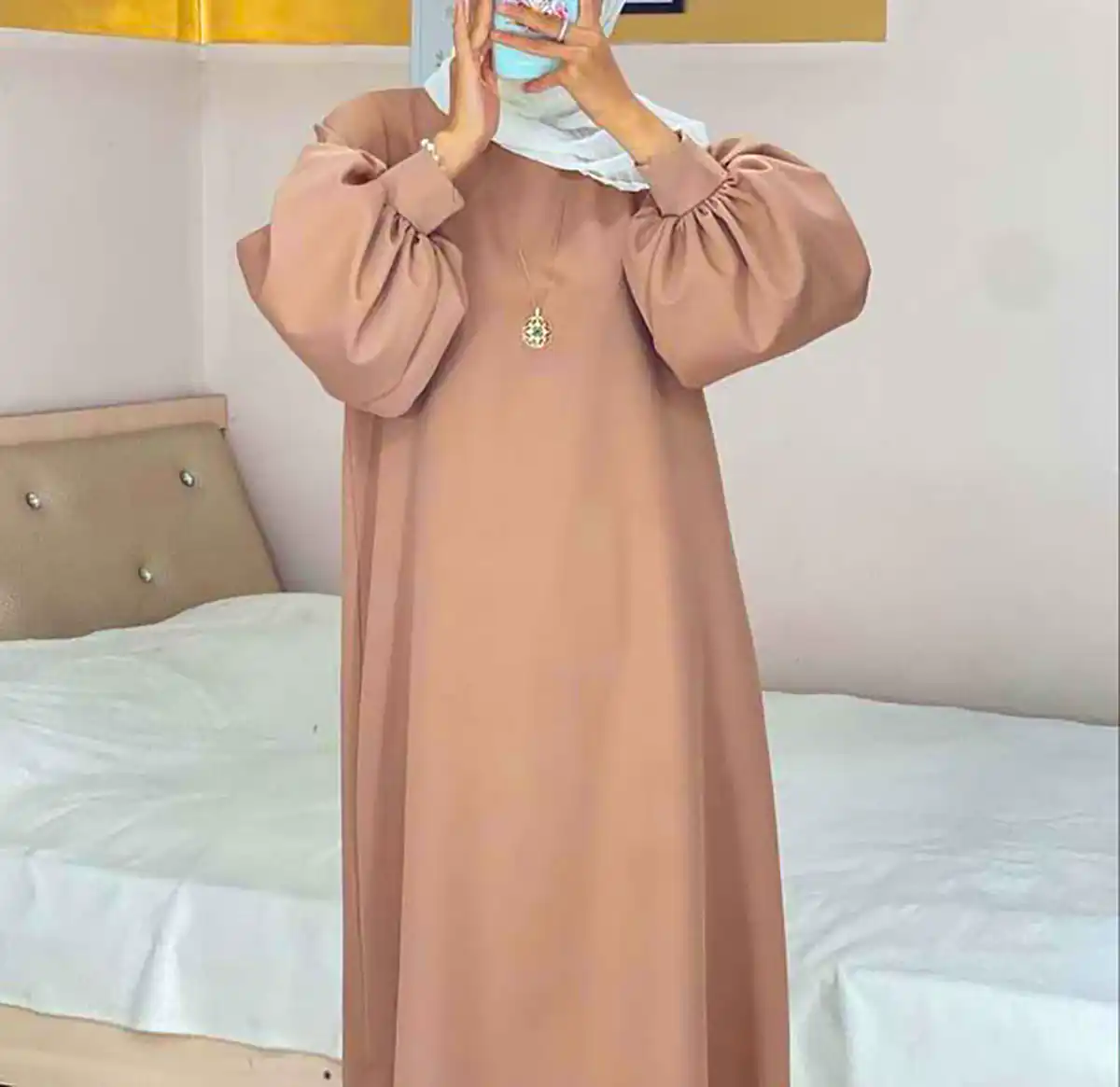 مانتو پیراهنی گرم و ساده