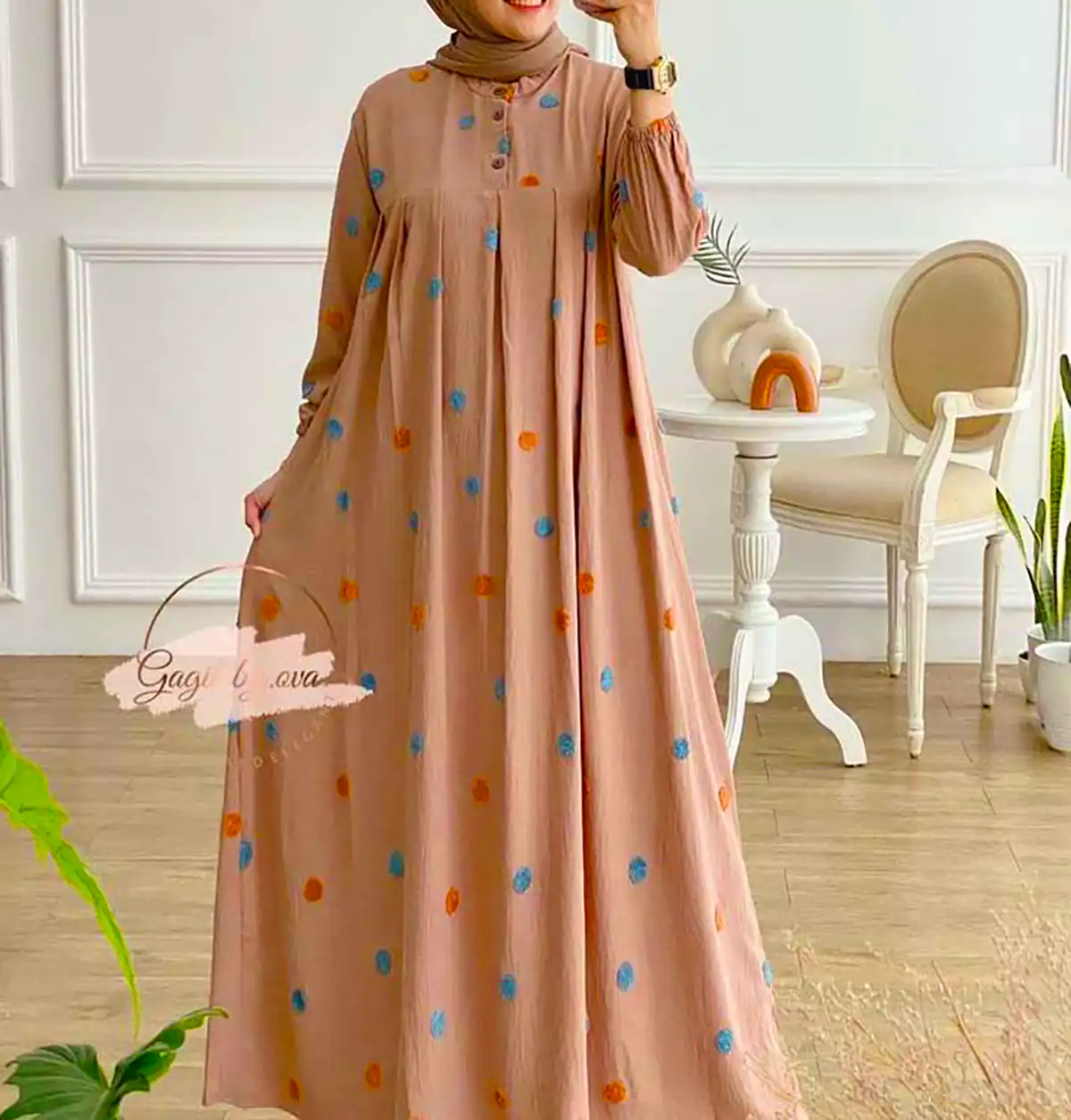 مانتو پیراهنی گرم و ساده
