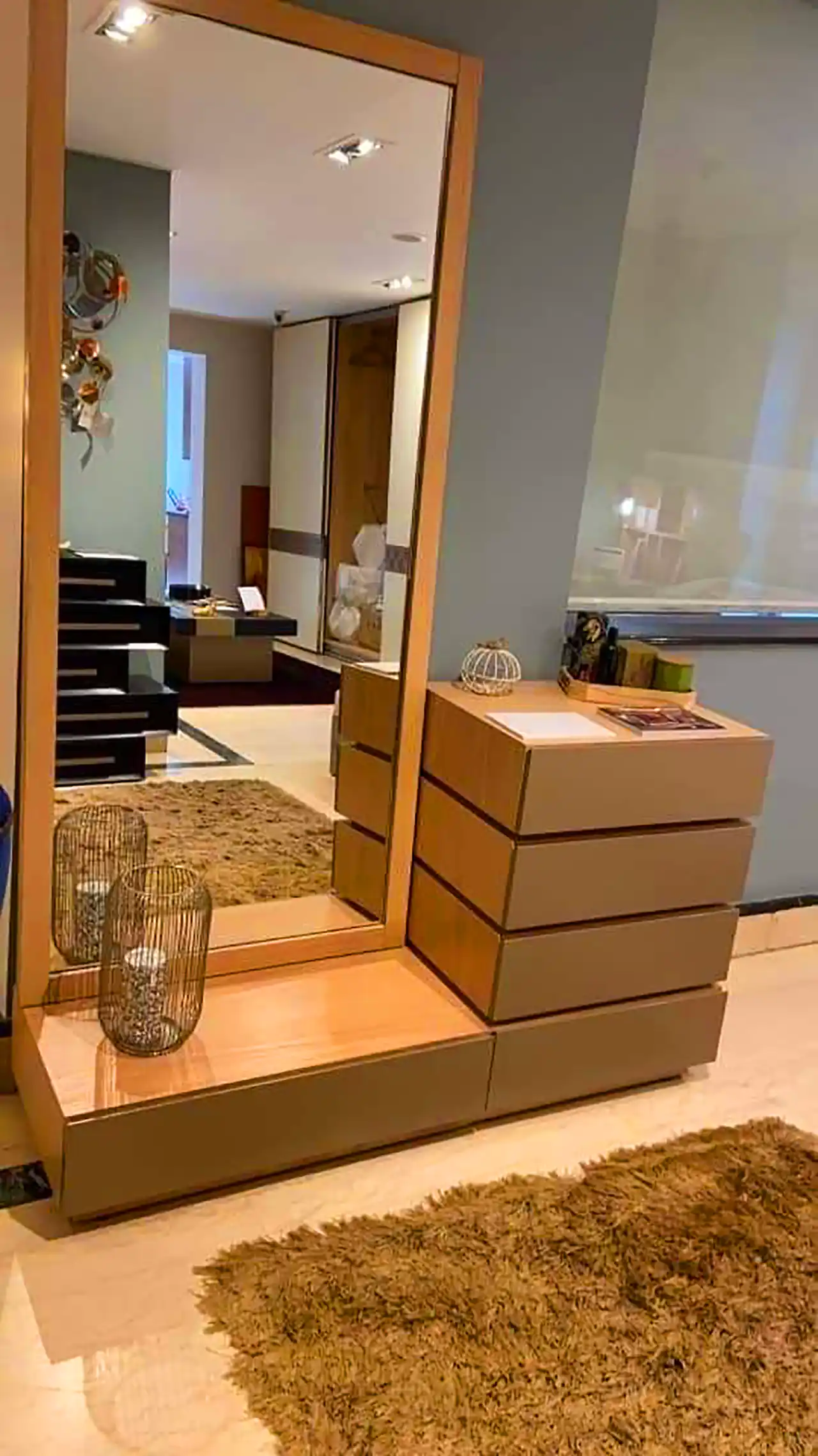 آینه قدی دیواری جدید