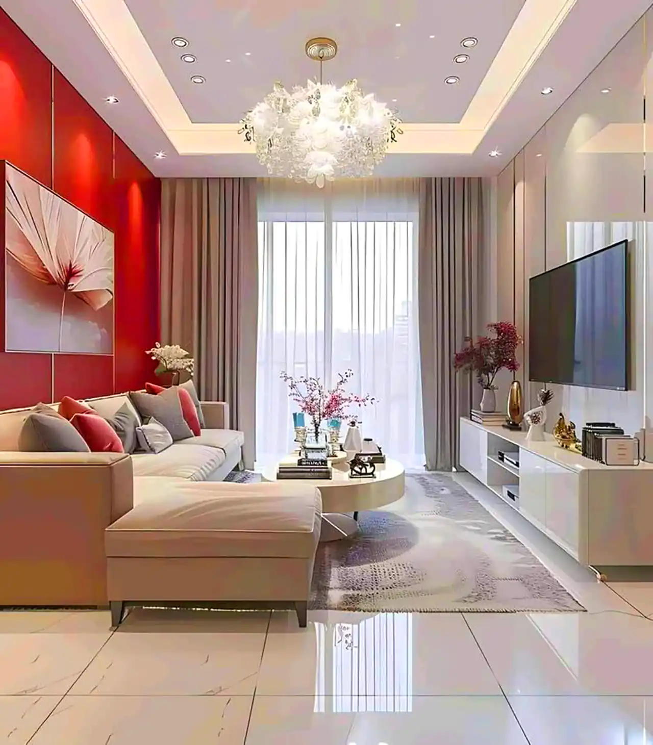 چیدمان مینیمال فضای آپارتمان ها 