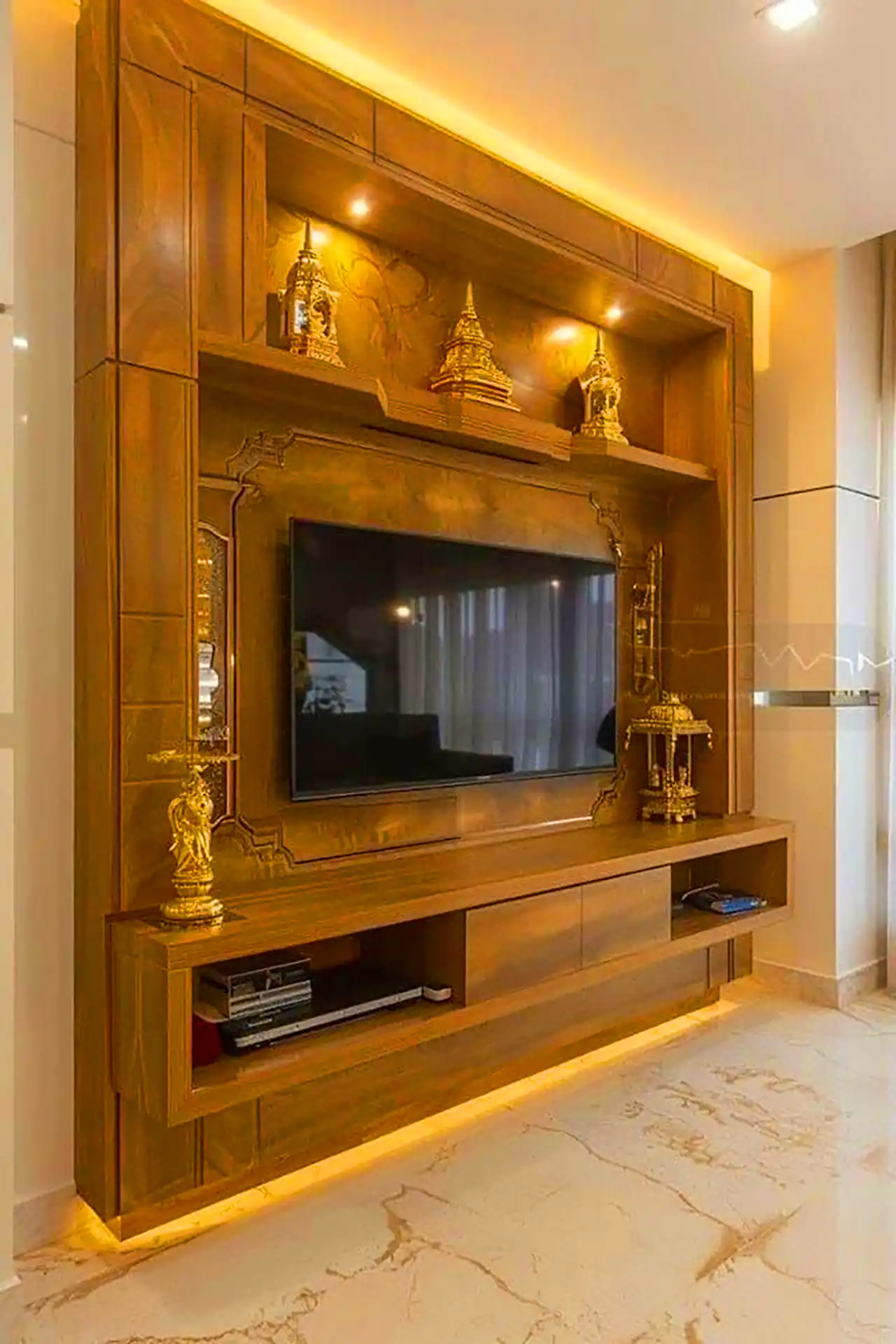 دیزاین دیوار پشت تی وی 