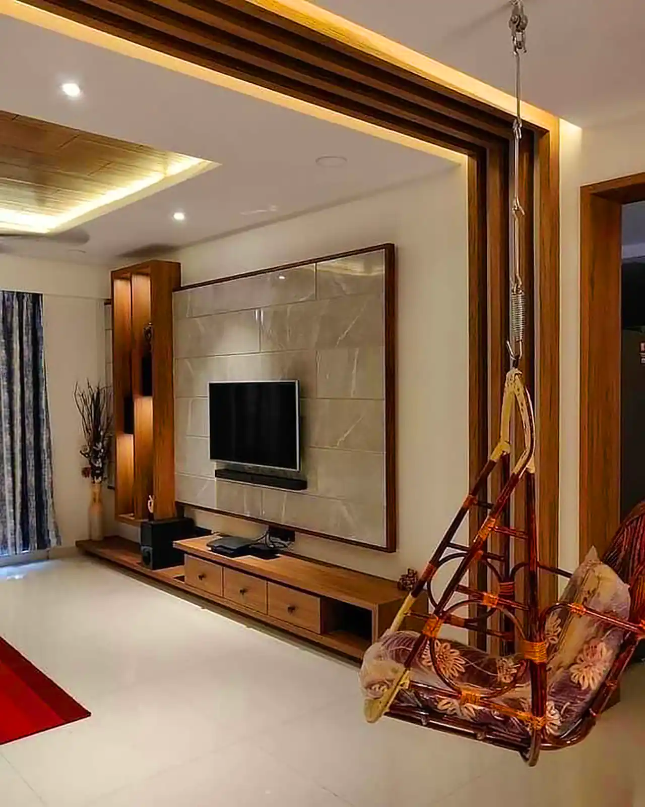 دیزاین دیوار پشت تی وی 