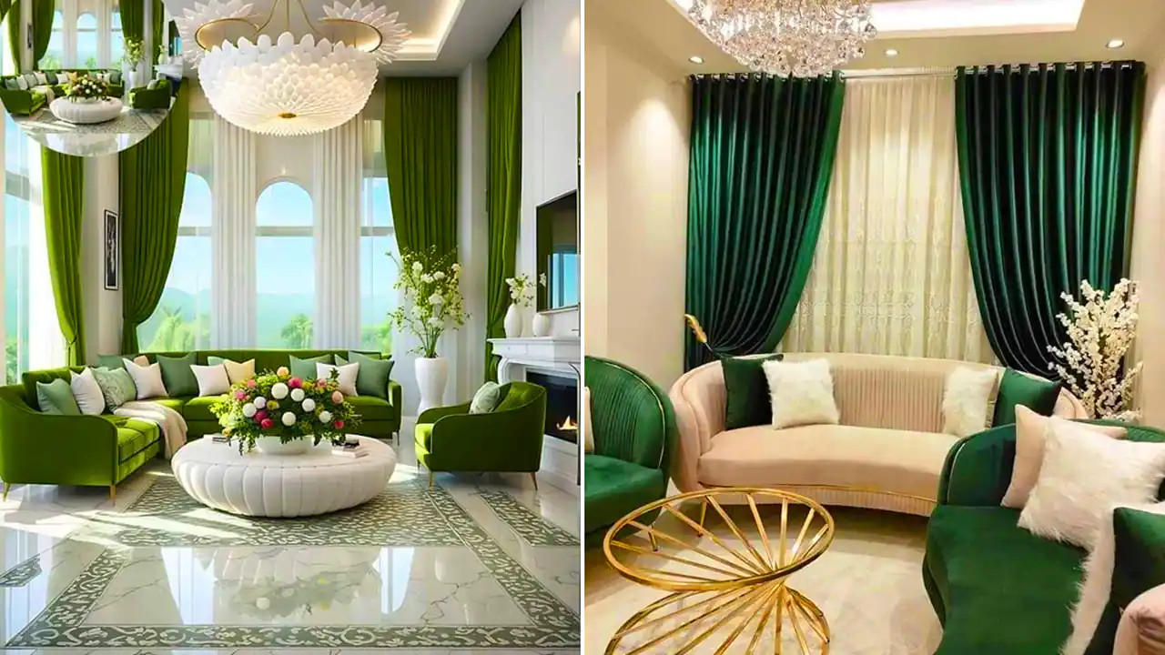 دیزاین خونه با تم سبز
