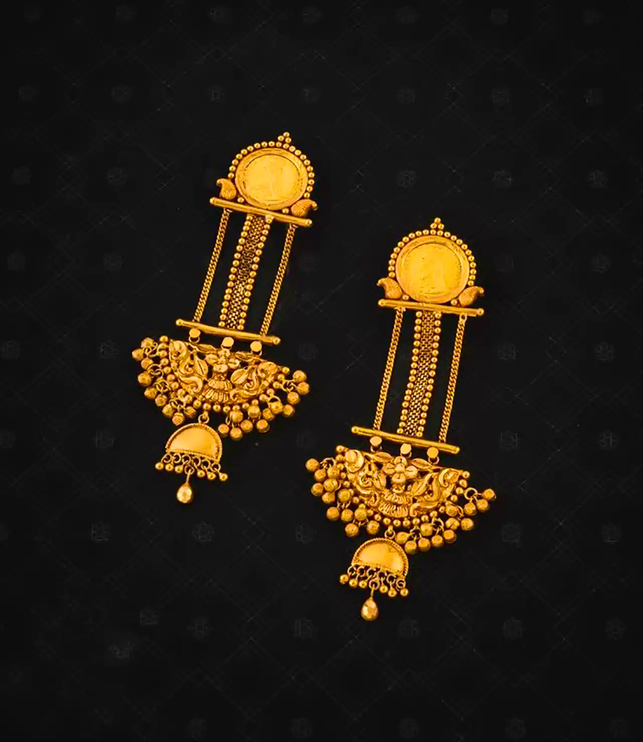 گوشواره سلطنتی طلا 