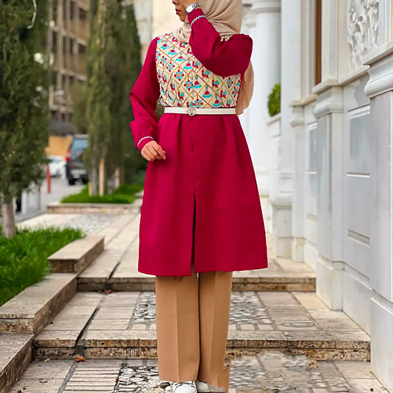 مانتو نخی سبک ایرانی مدرن