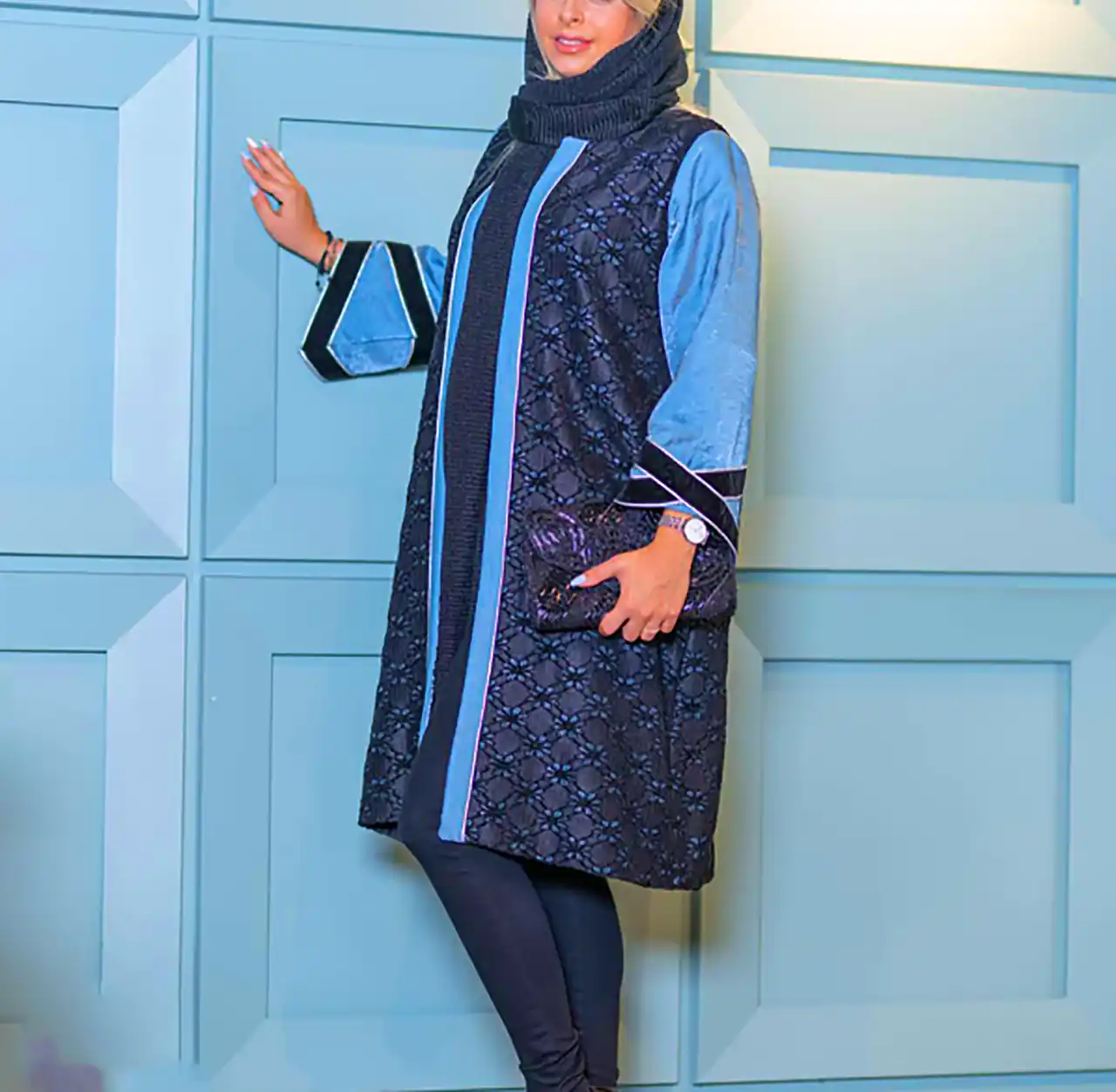 مانتو پاییزی بلند کلاسیک