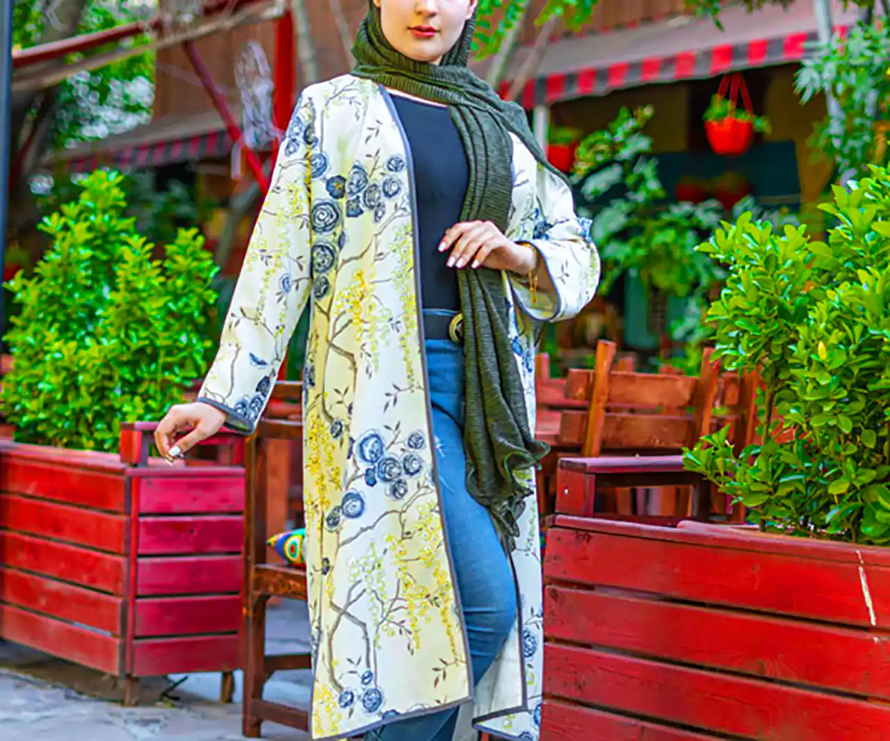 مانتو پاییزی بلند کلاسیک