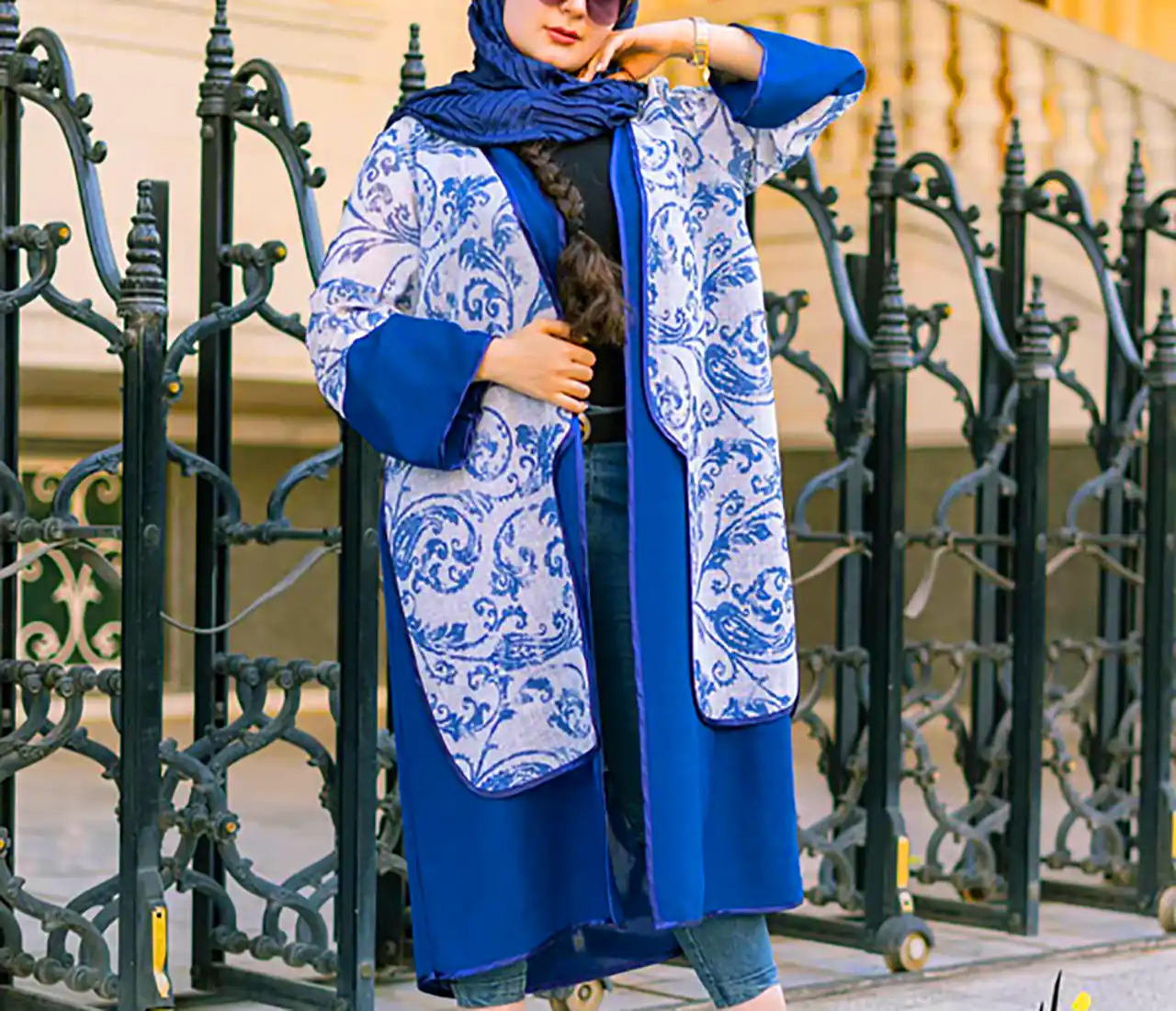 مانتو پاییزی بلند کلاسیک