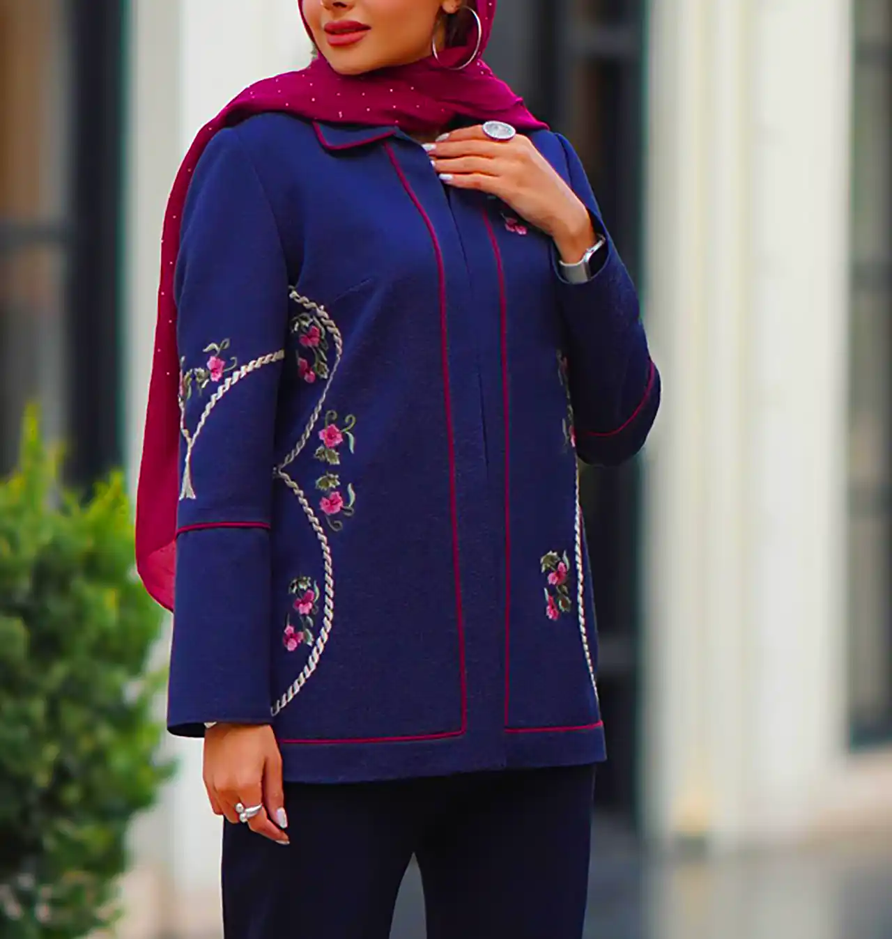مانتو پاییزی گرم و شیک