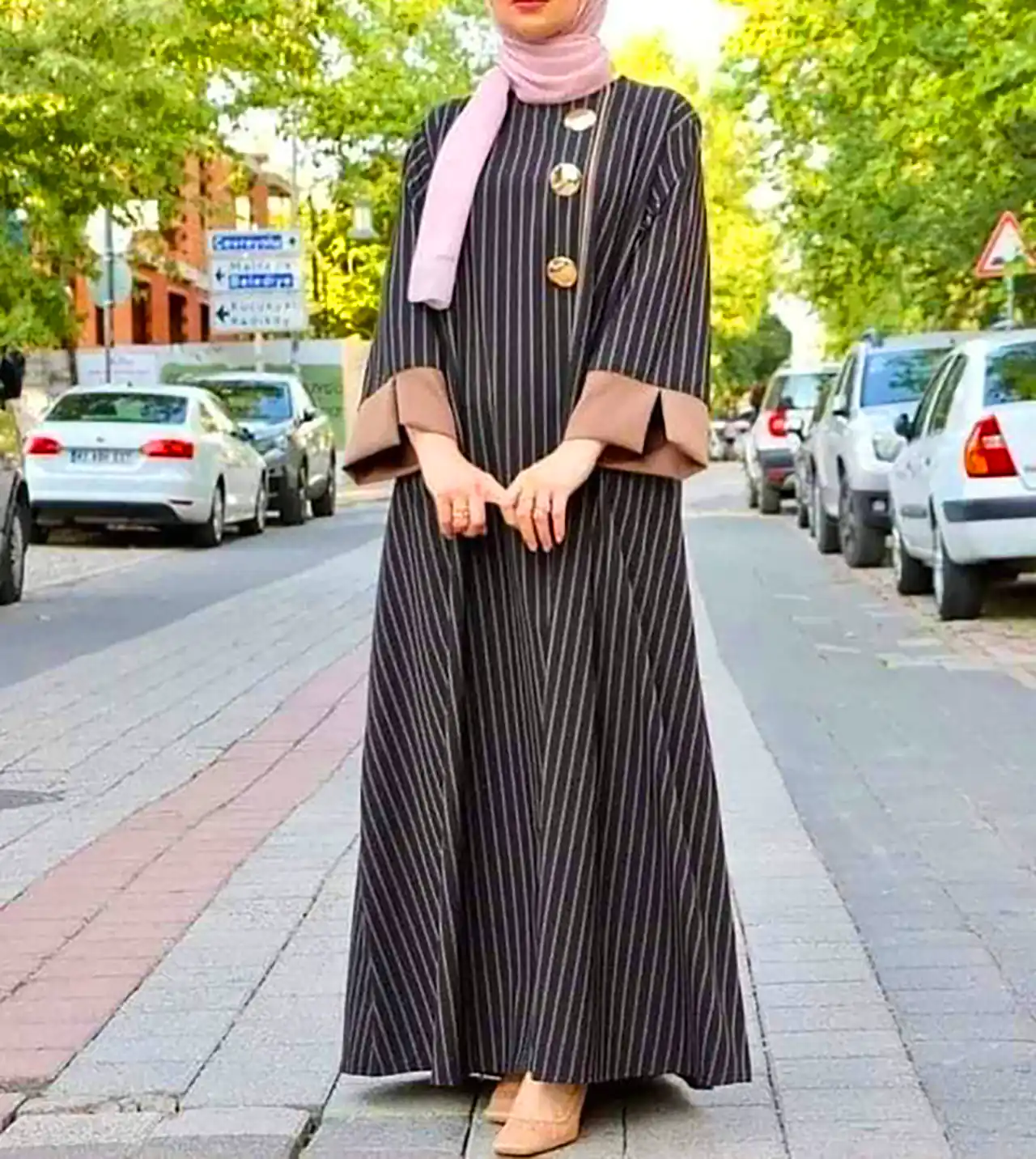 مانتو پیراهنی گرم پاییزی