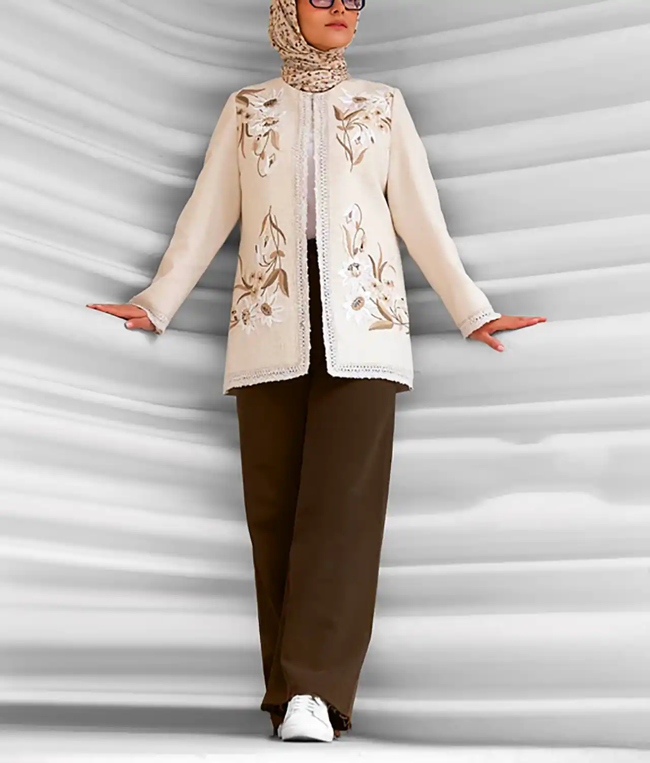 مانتو ساده خوش دوخت پاییزی