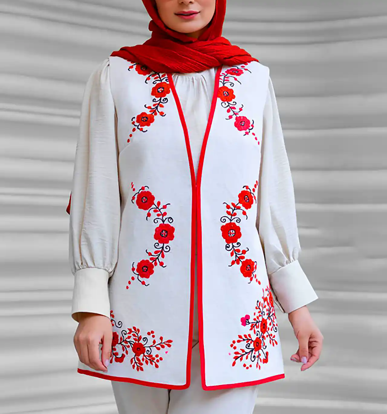 مانتو ساده خوش دوخت پاییزی