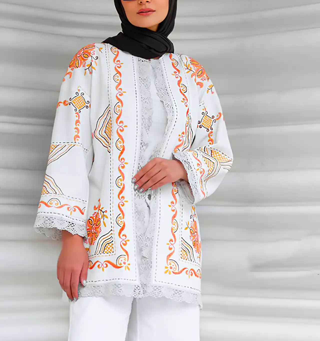 مانتو ساده خوش دوخت پاییزی