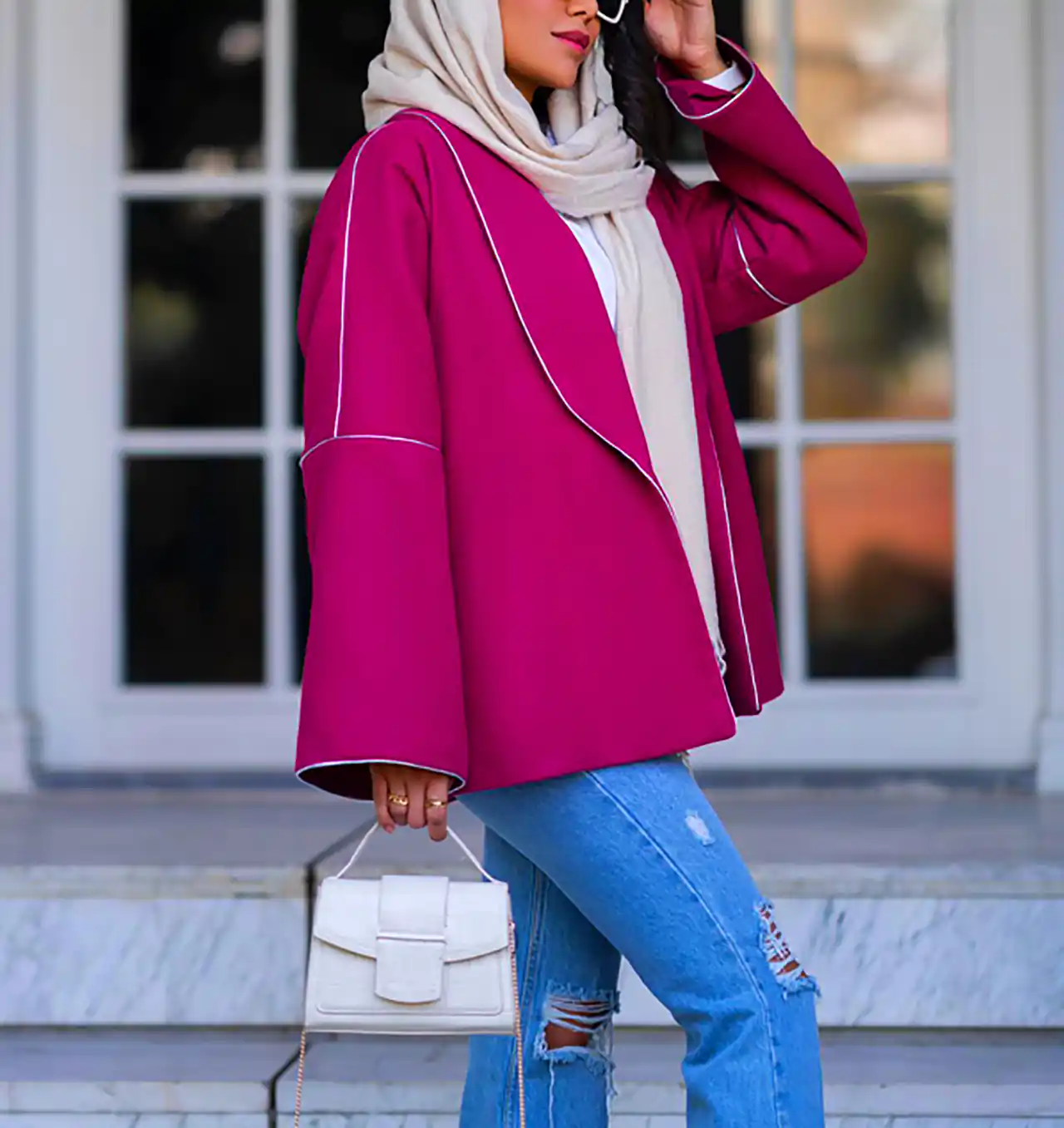 مانتو زنانه پاییزی ضخیم و شیک
