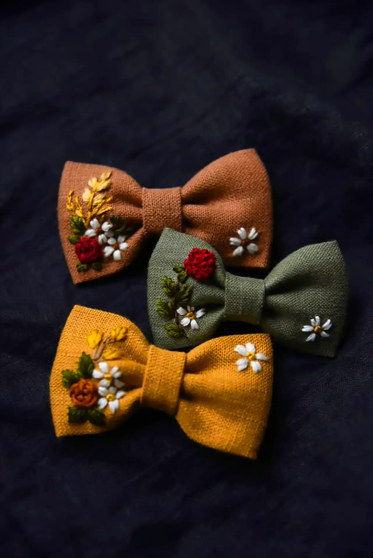 پاپیون پارچه ای برای مو