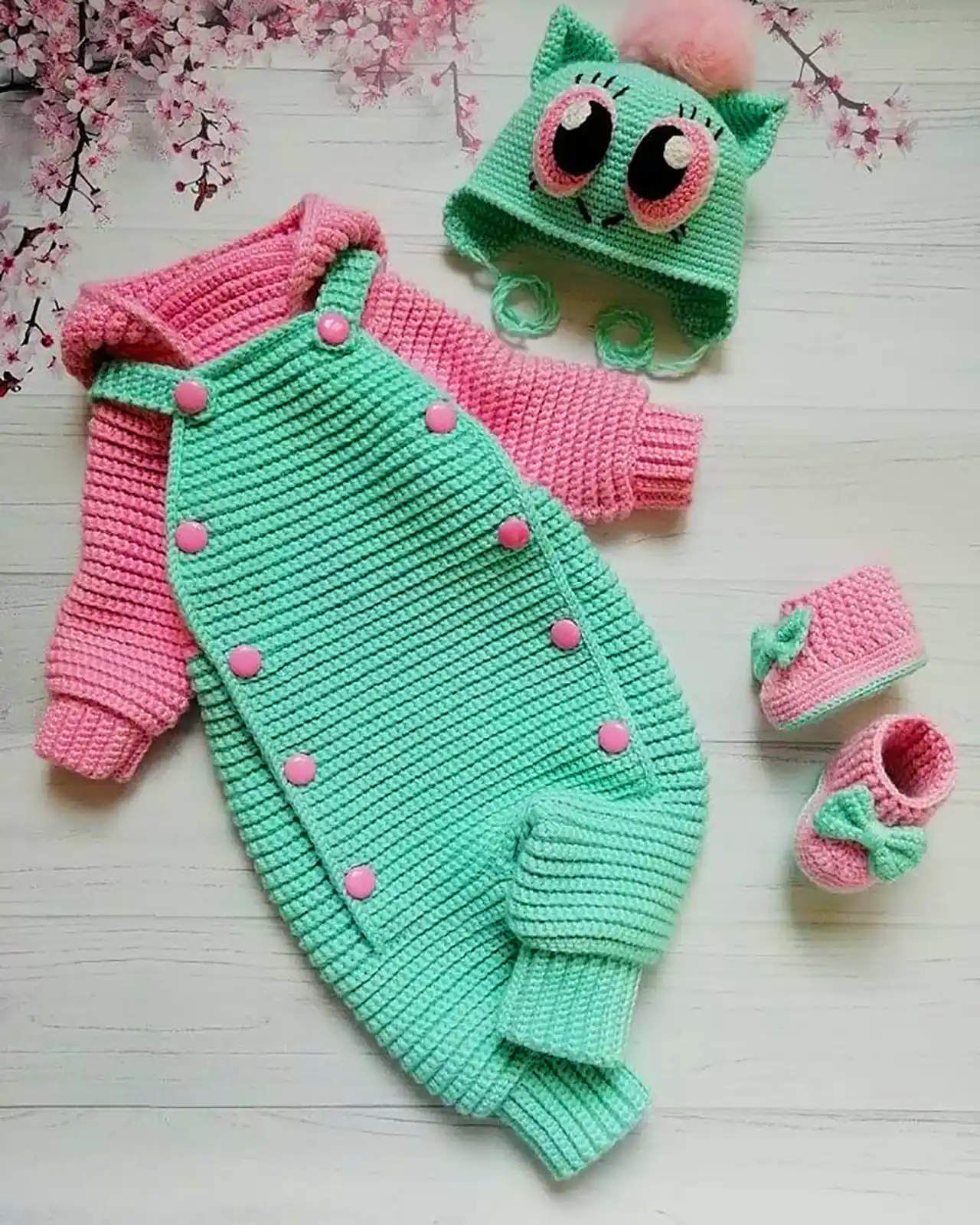 سرهمی بافتنی نوزاد