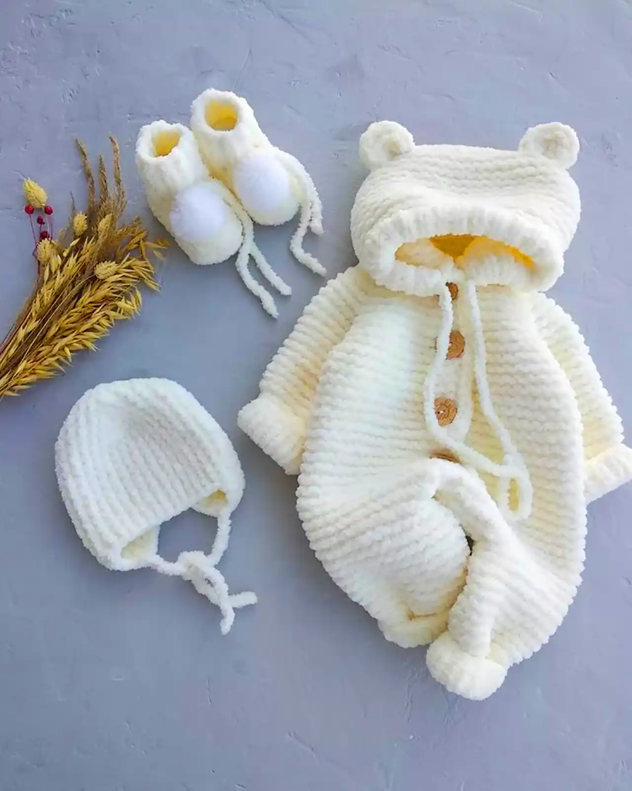 سرهمی بافتنی نوزاد