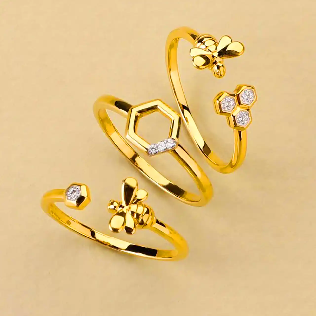 زیورآلات با تم زنبورعسل 